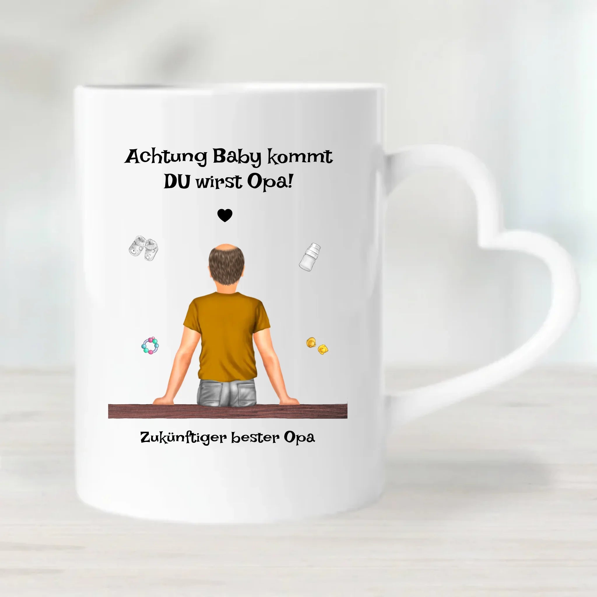 Schwangerschaft Ankündigung Tasse Geschenk für Vater - Cantty