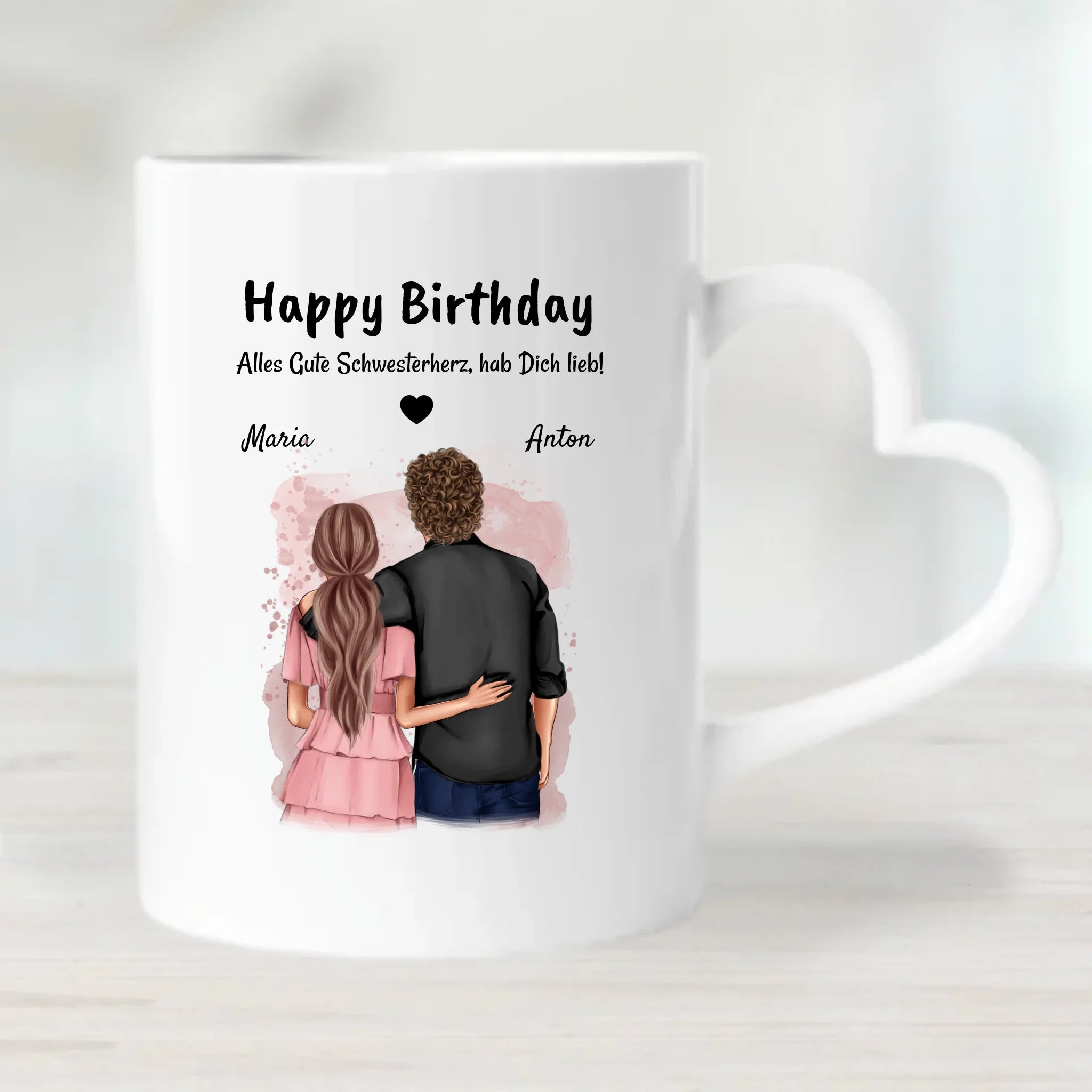 Schwester Geburtstag Geschenk Tasse von Bruder - Cantty