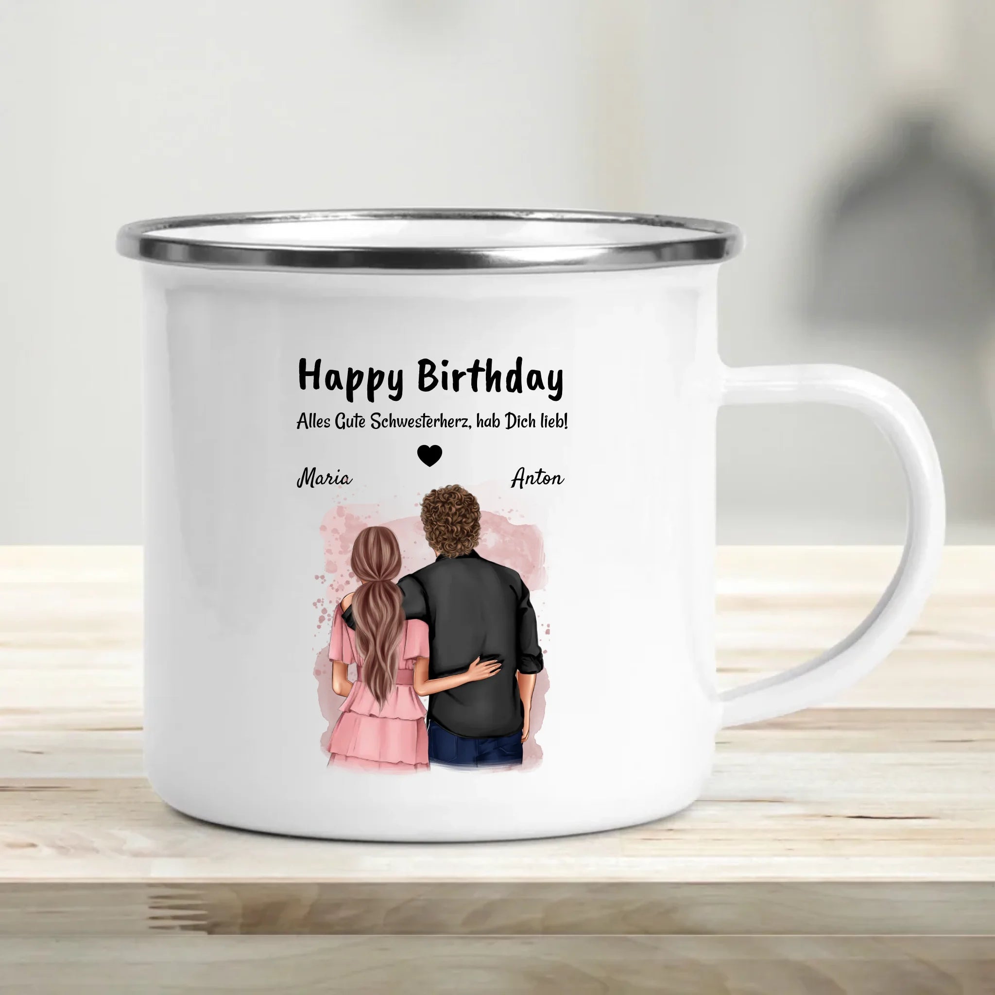 Schwester Geburtstag Geschenk Tasse von Bruder - Cantty