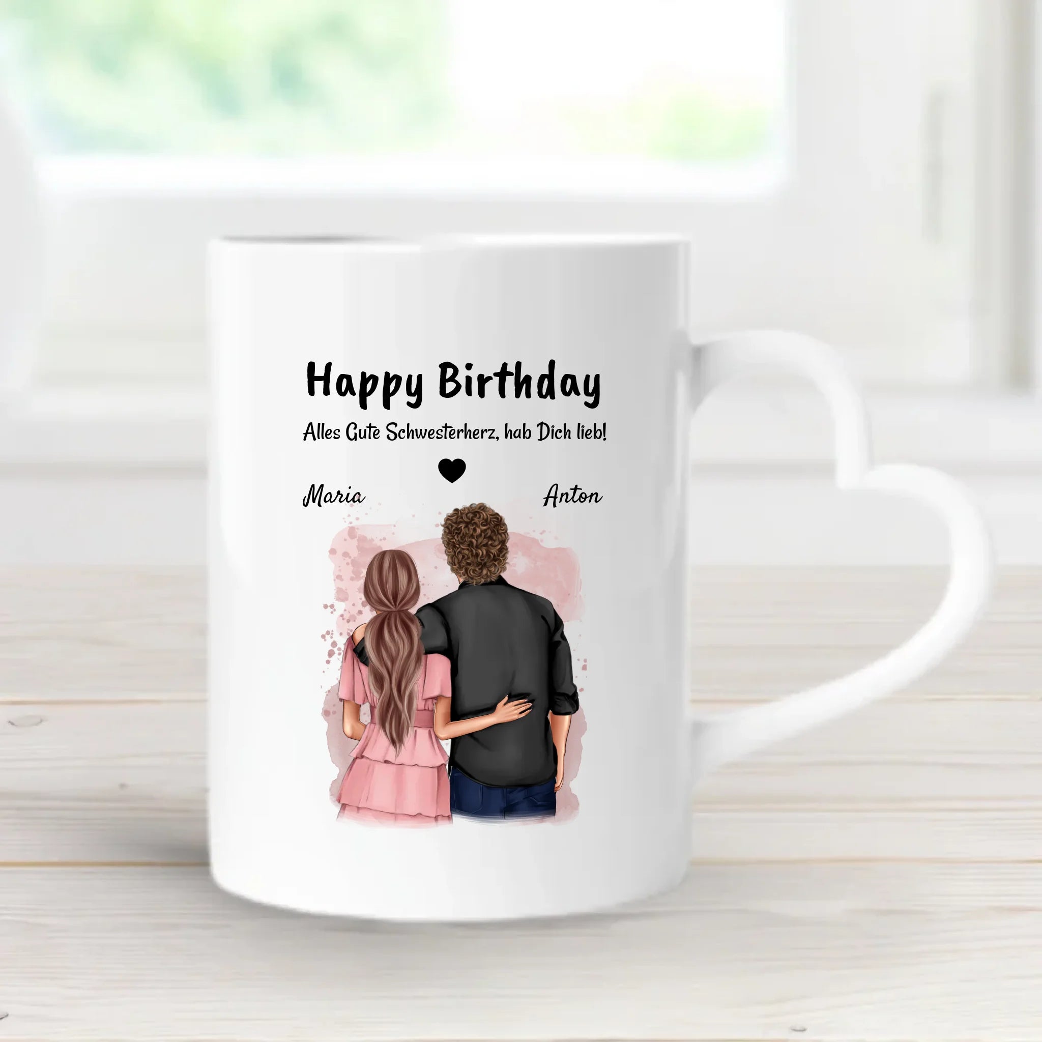 Schwester Geburtstag Geschenk Tasse von Bruder - Cantty