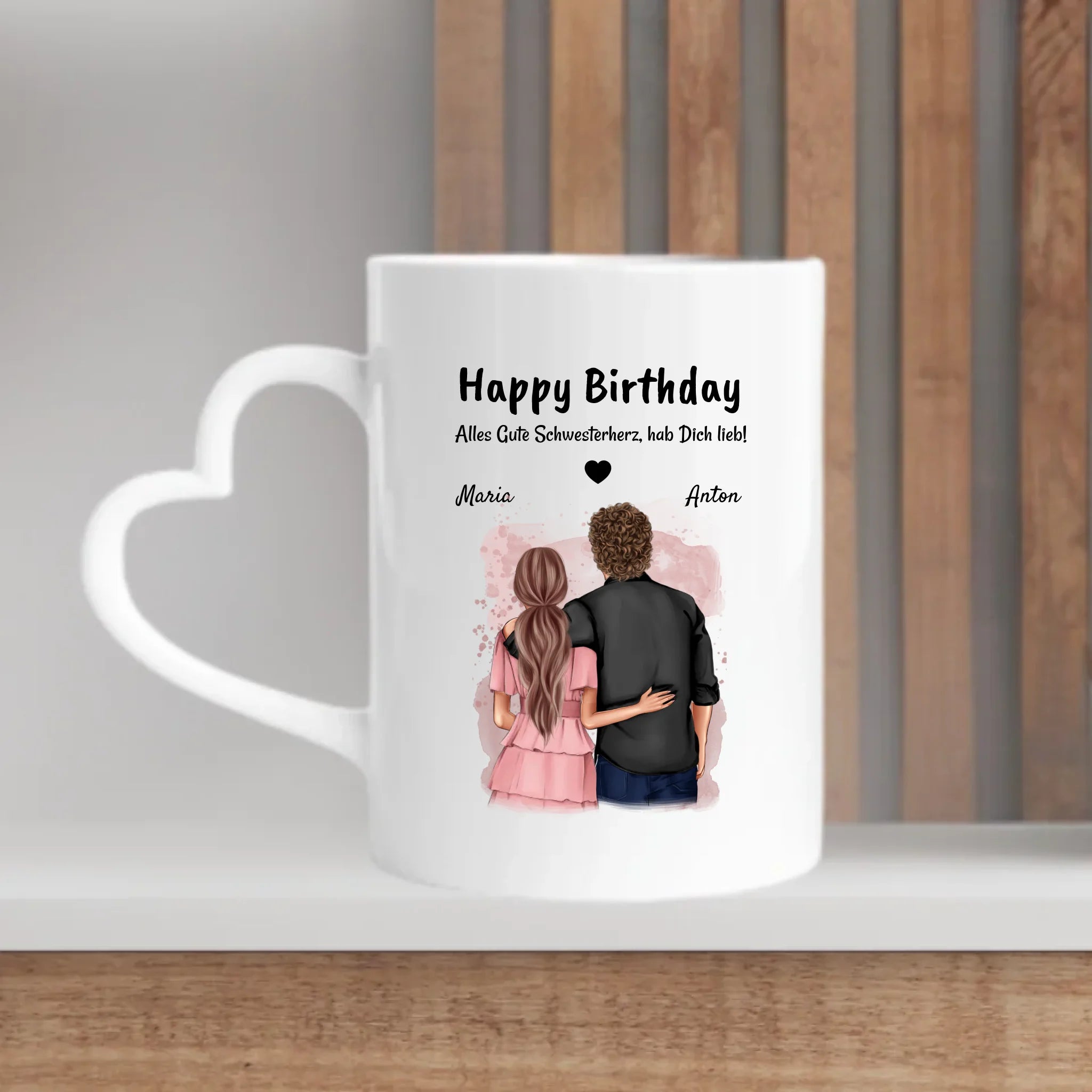 Schwester Geburtstag Geschenk Tasse von Bruder - Cantty