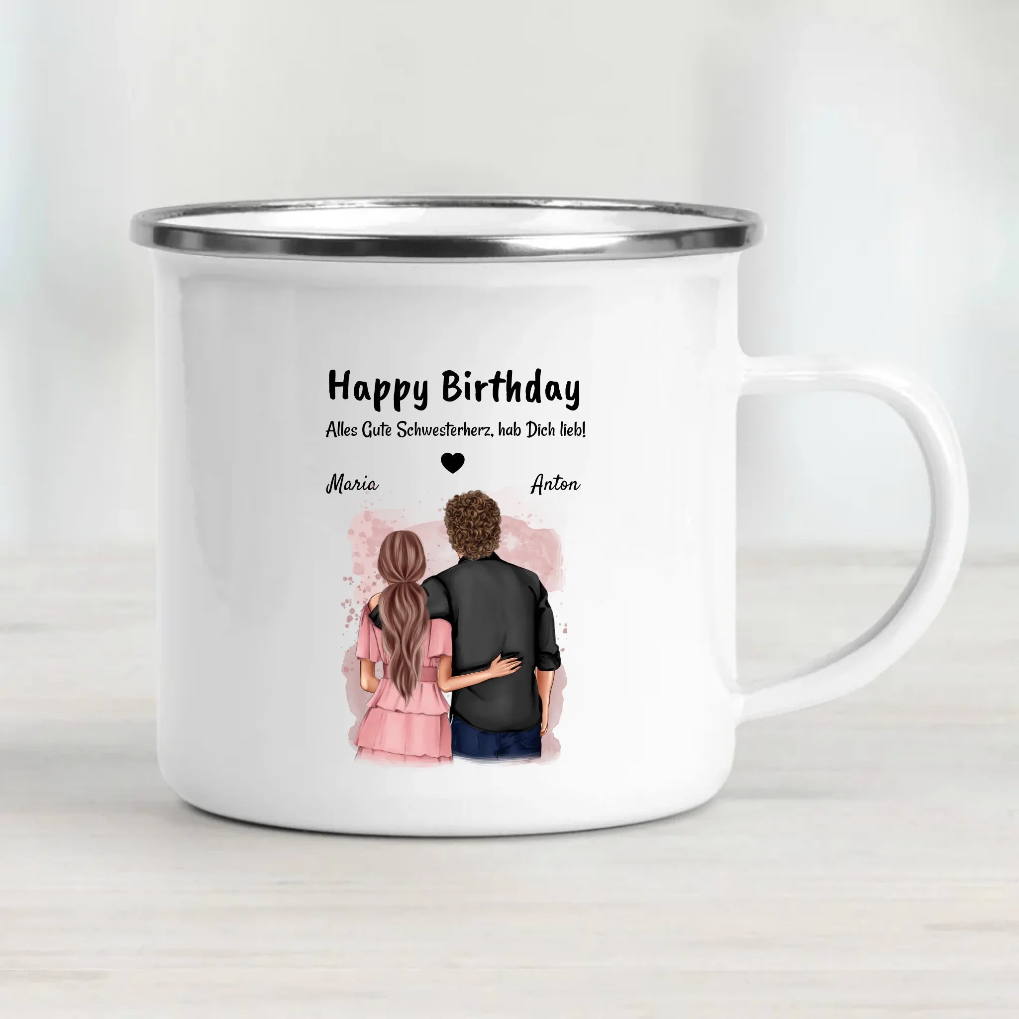 Schwester Geburtstag Geschenk Tasse von Bruder - Cantty