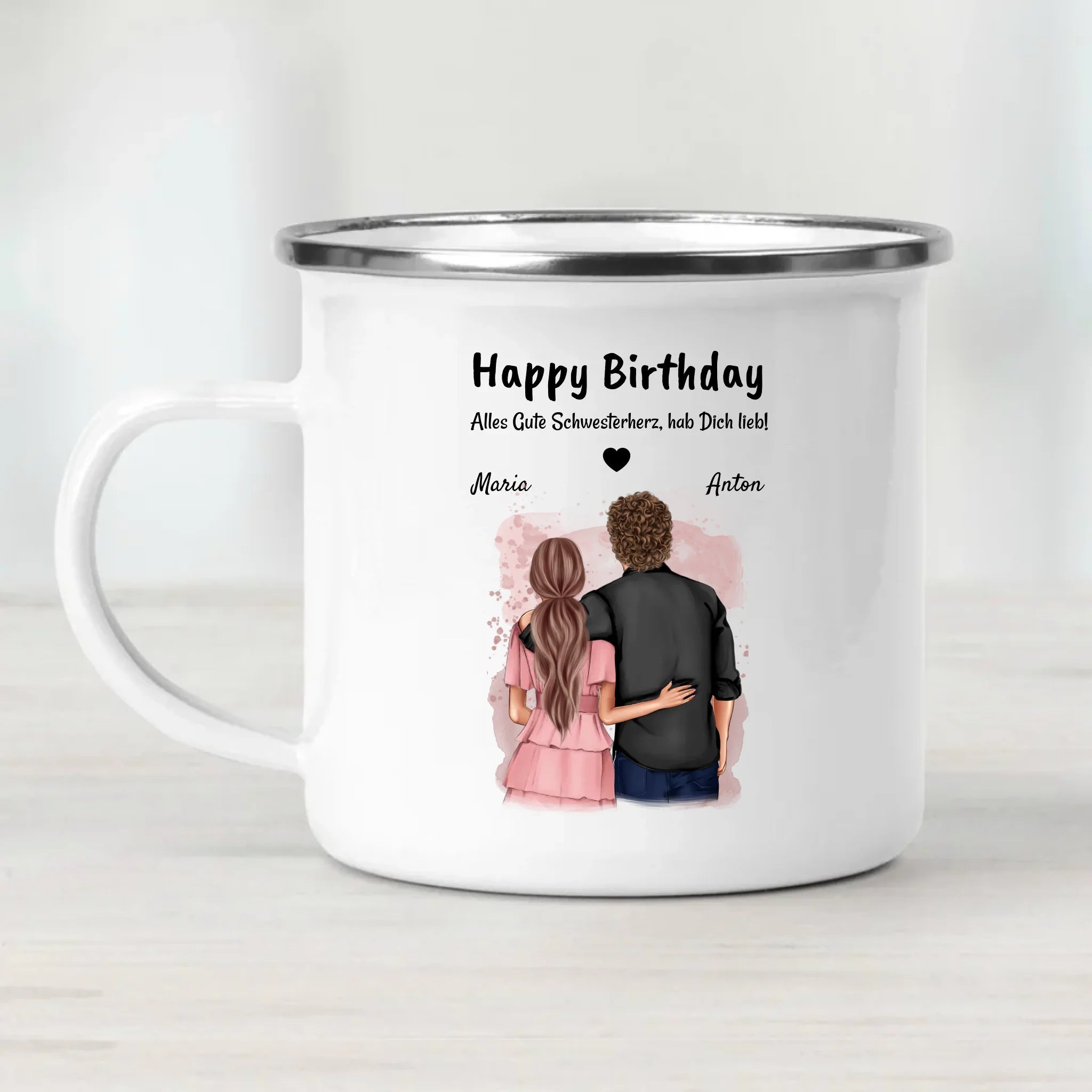 Schwester Geburtstag Geschenk Tasse von Bruder - Cantty