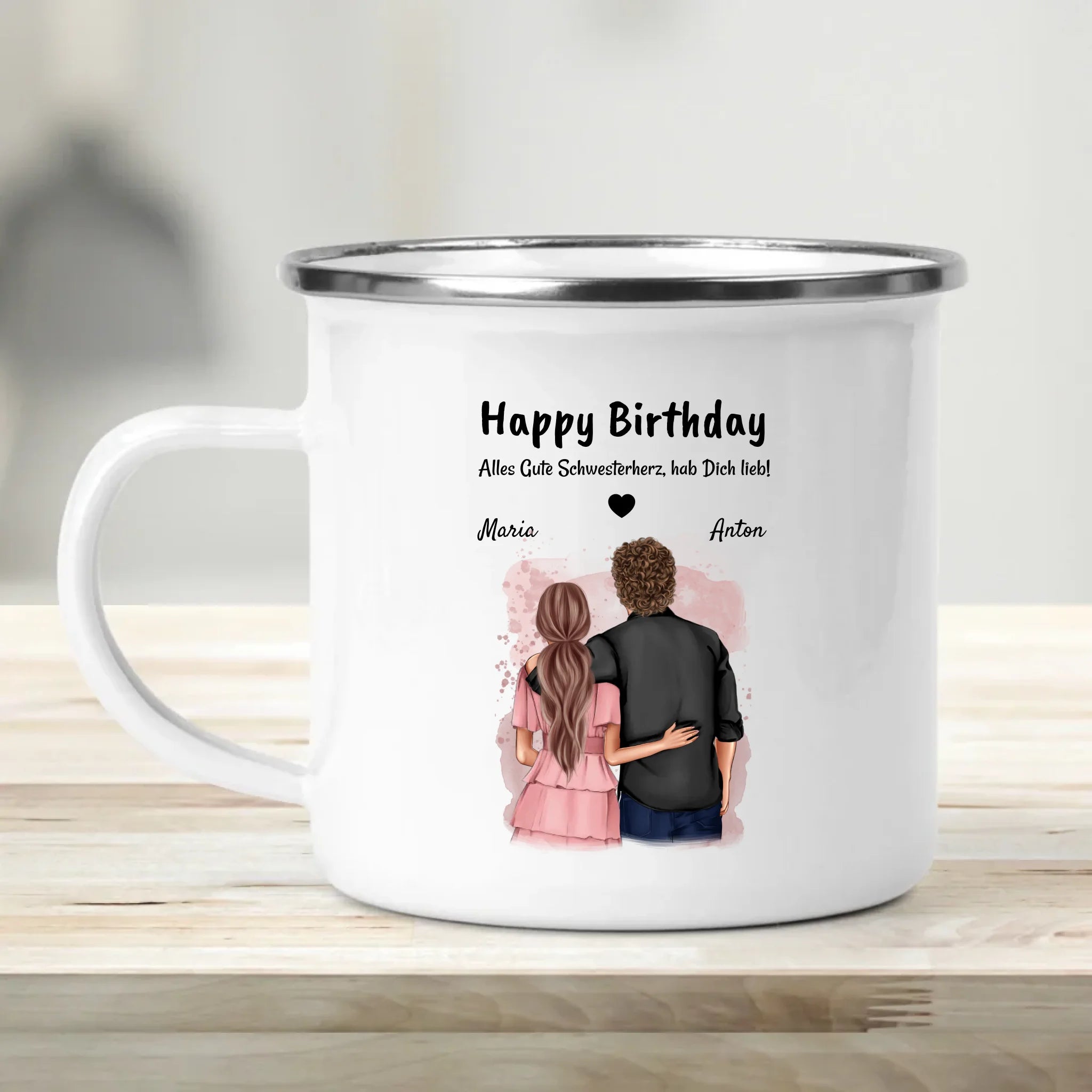 Schwester Geburtstag Geschenk Tasse von Bruder - Cantty