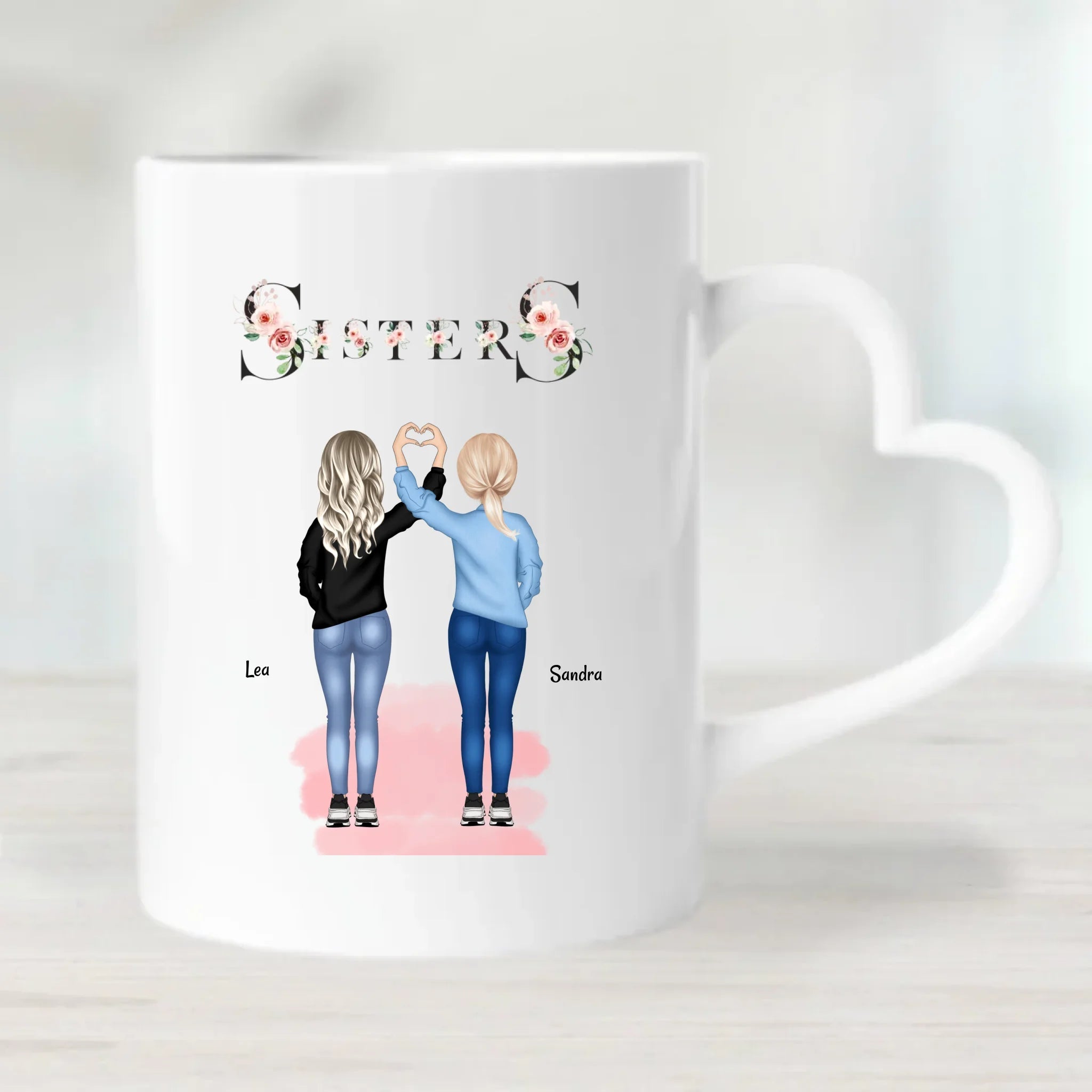 Schwesterherz Tasse personalisiert - Cantty