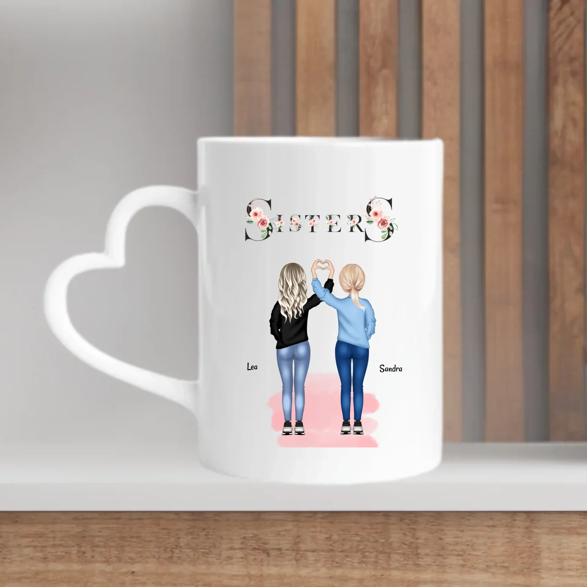 Schwesterherz Tasse personalisiert - Cantty