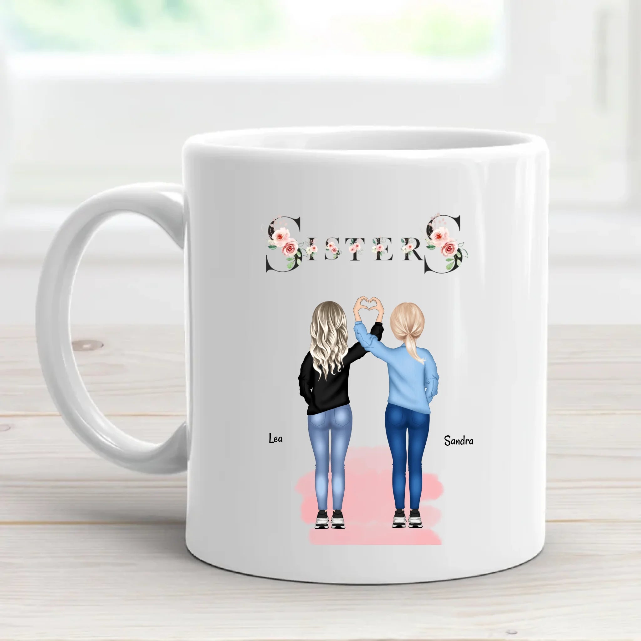 Schwesterherz Tasse personalisiert - Cantty