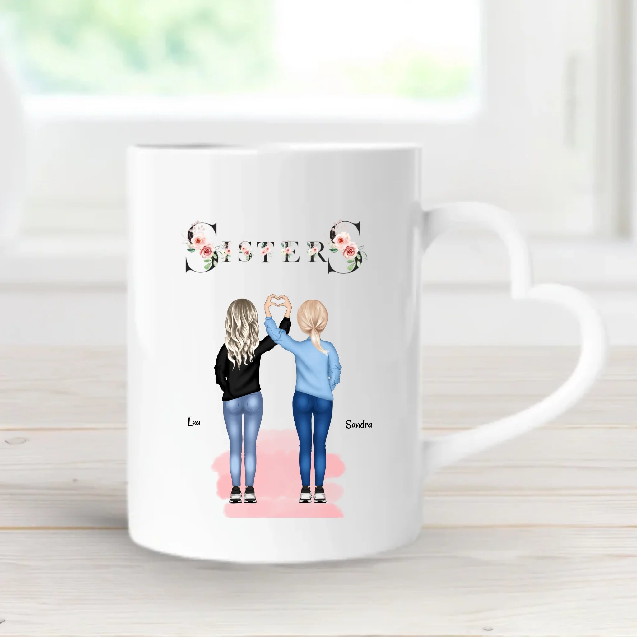 Schwesterherz Tasse personalisiert - Cantty