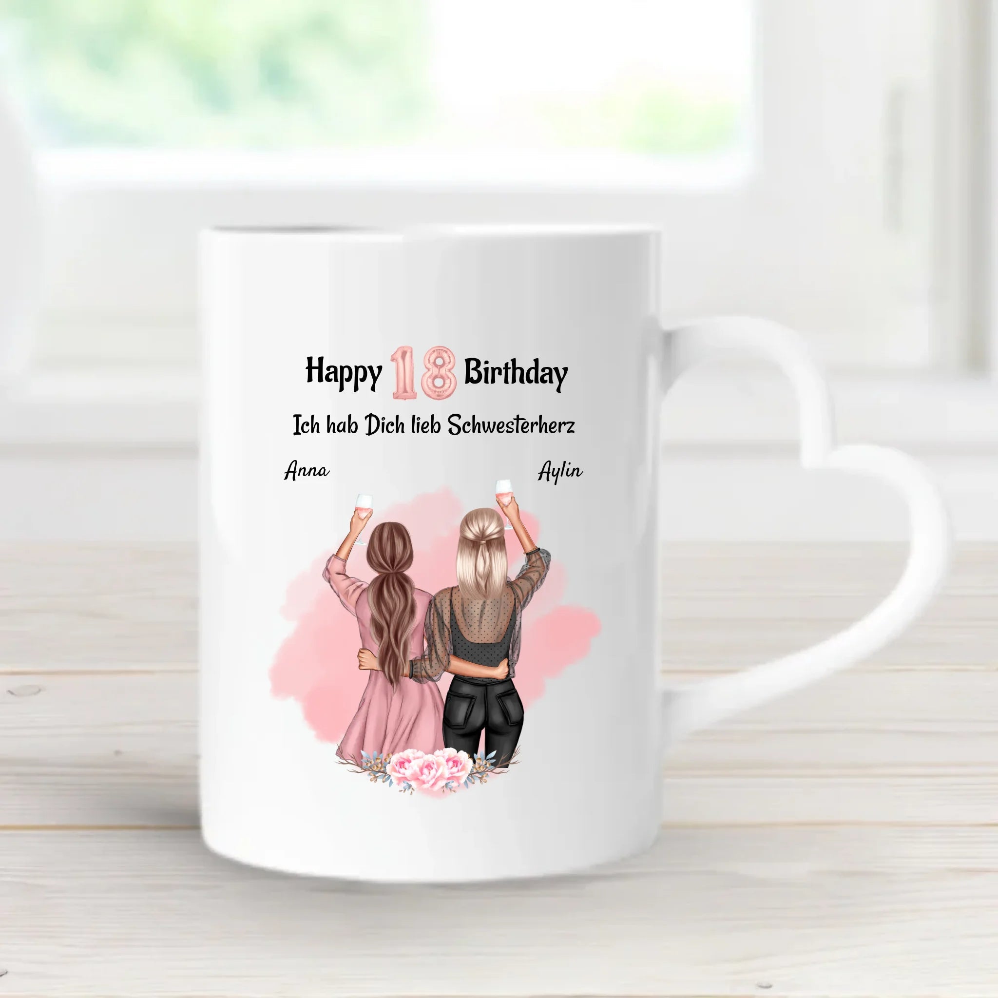 Schwestern Tasse Geschenk für 2 Personen - Cantty