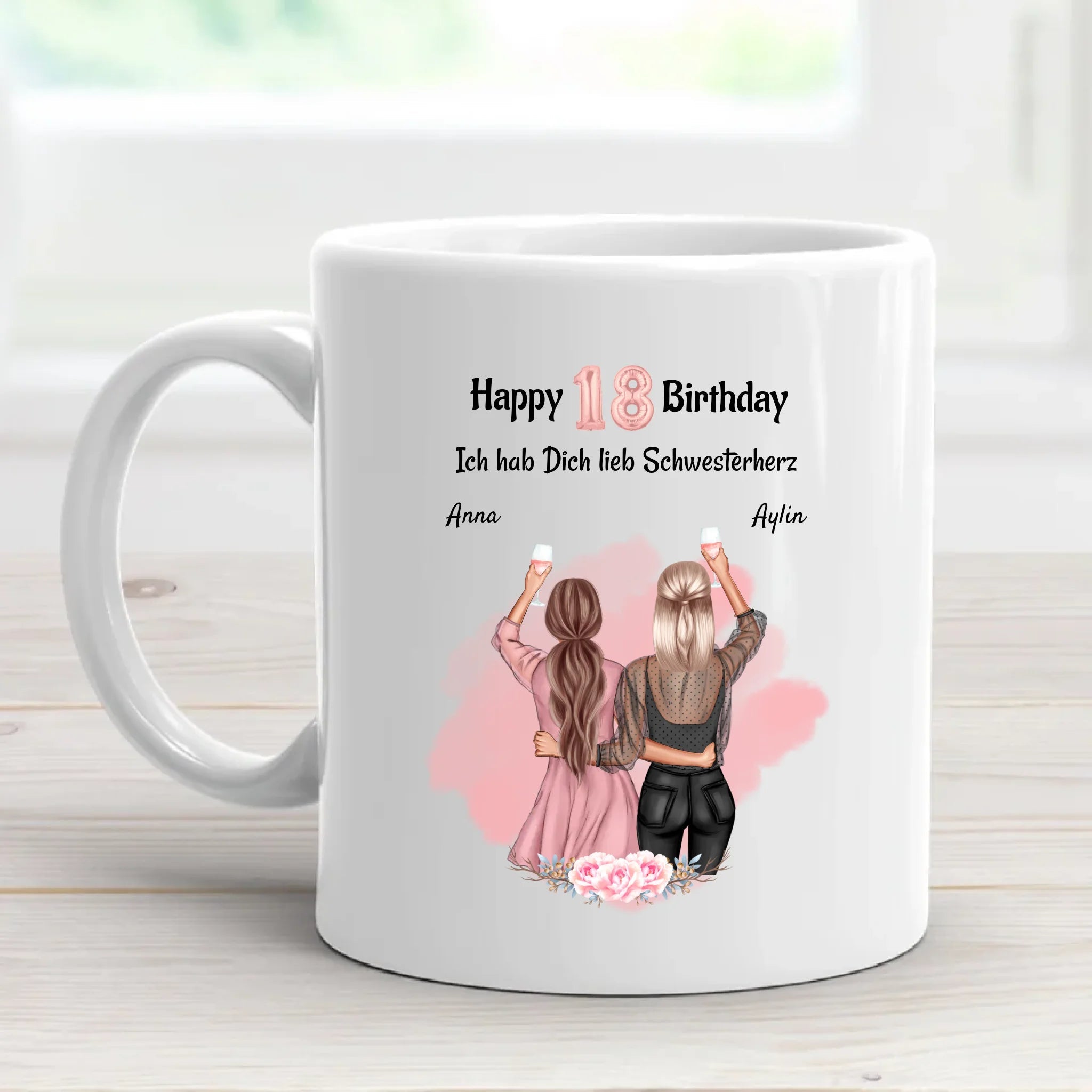 Schwestern Tasse Geschenk für 2 Personen - Cantty