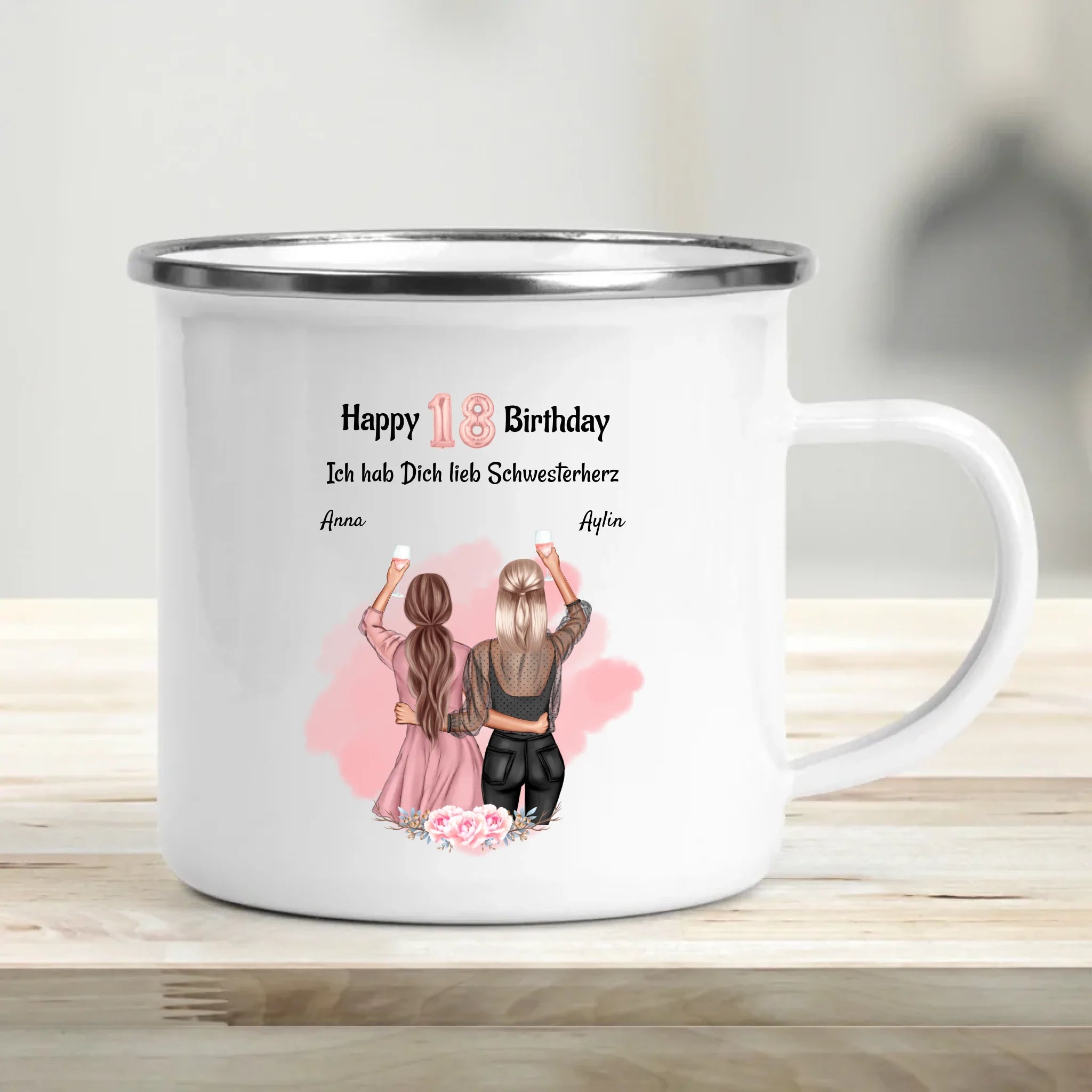 Schwestern Tasse Geschenk für 2 Personen - Cantty