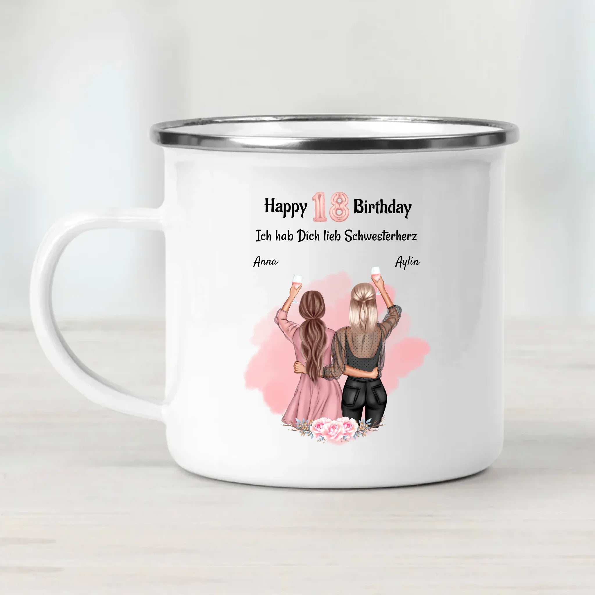 Schwestern Tasse Geschenk für 2 Personen - Cantty