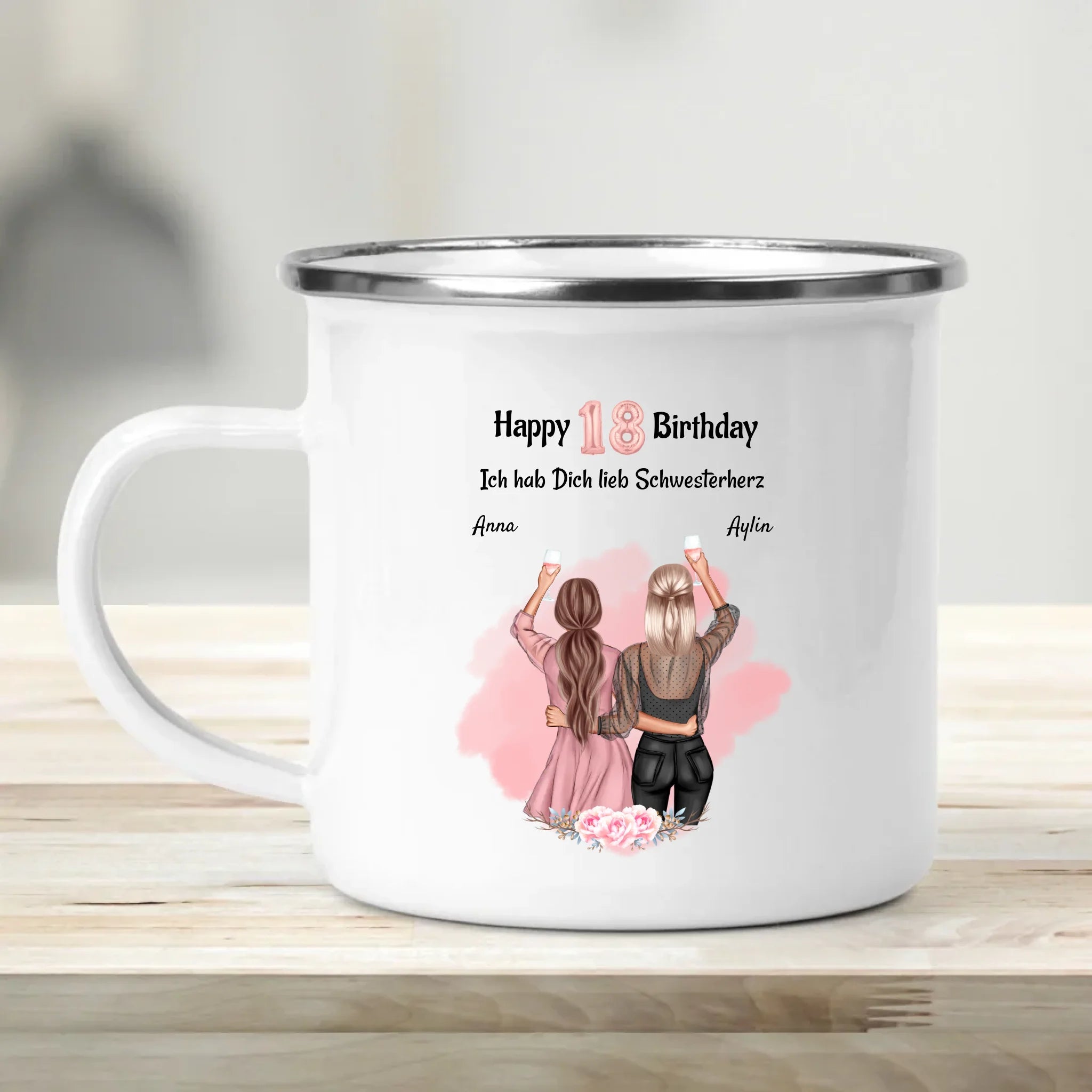Schwestern Tasse Geschenk für 2 Personen - Cantty