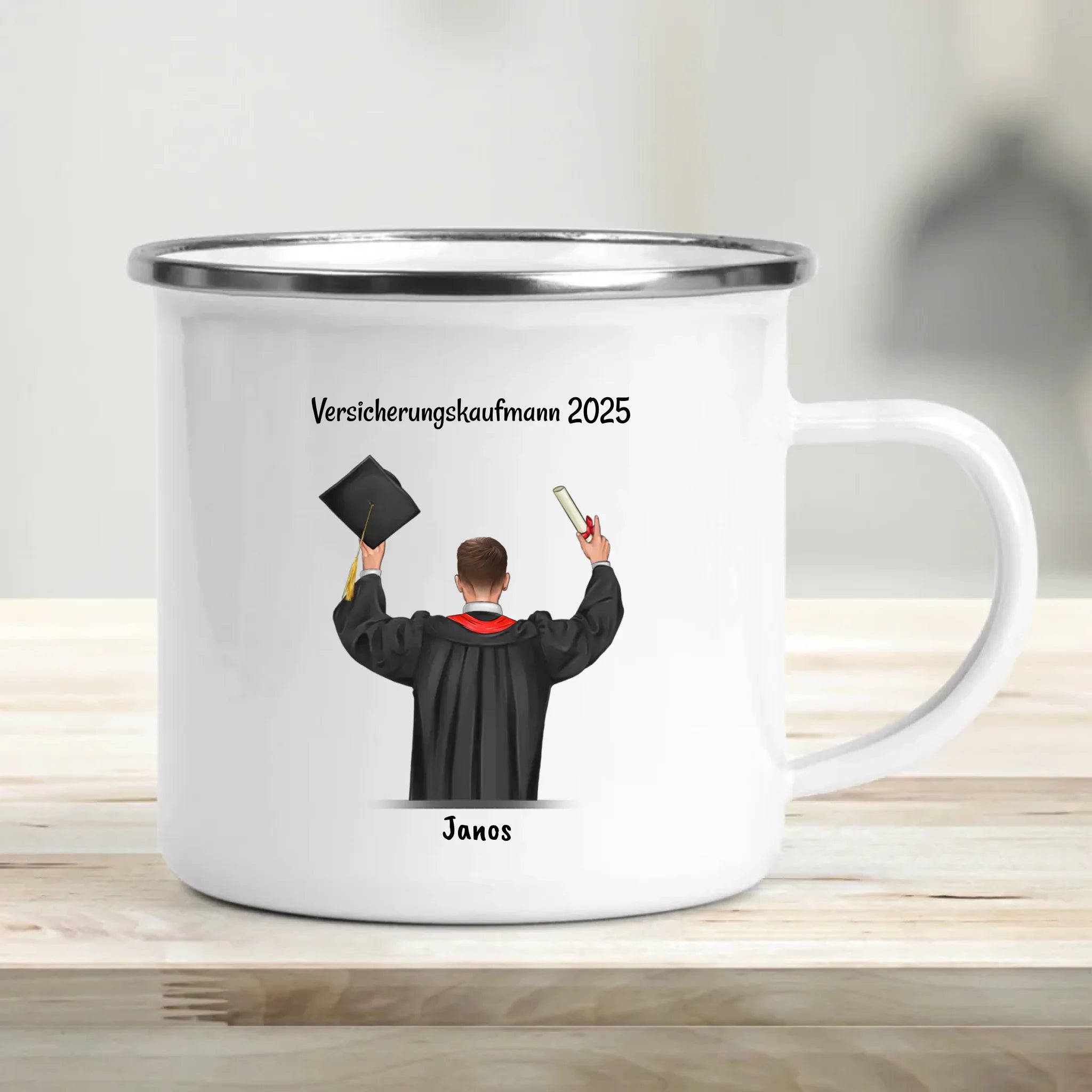 Sohn Ausbildung bestanden Tasse Geschenk personalisiert - Cantty