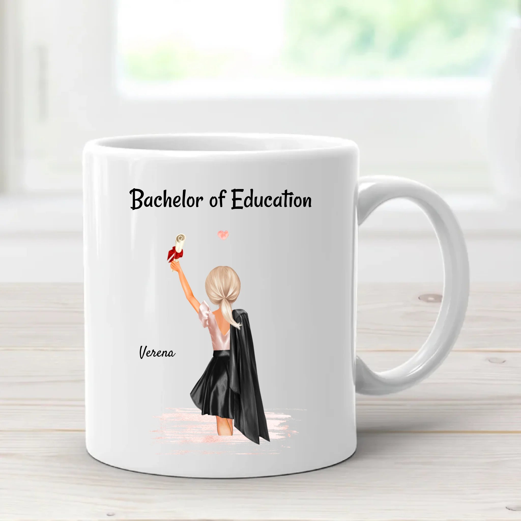 Studium Abschluss Geschenk Tasse für Mädchen - Cantty