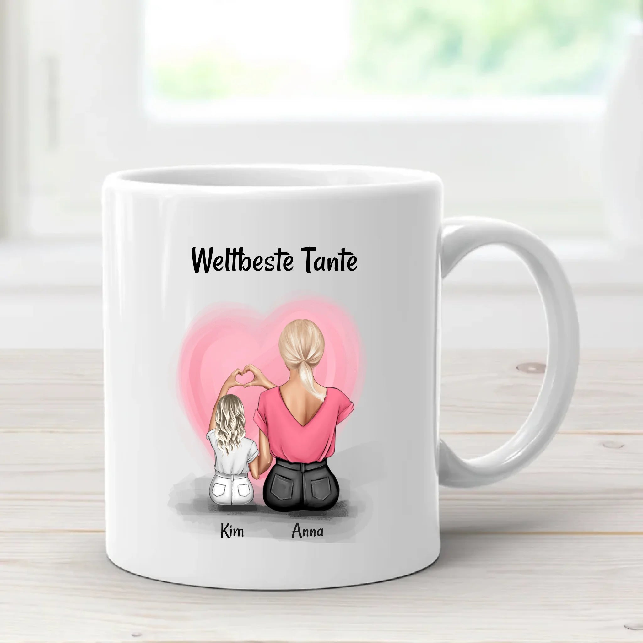 Tante Nichte Tasse Geschenk personalisiert - Cantty