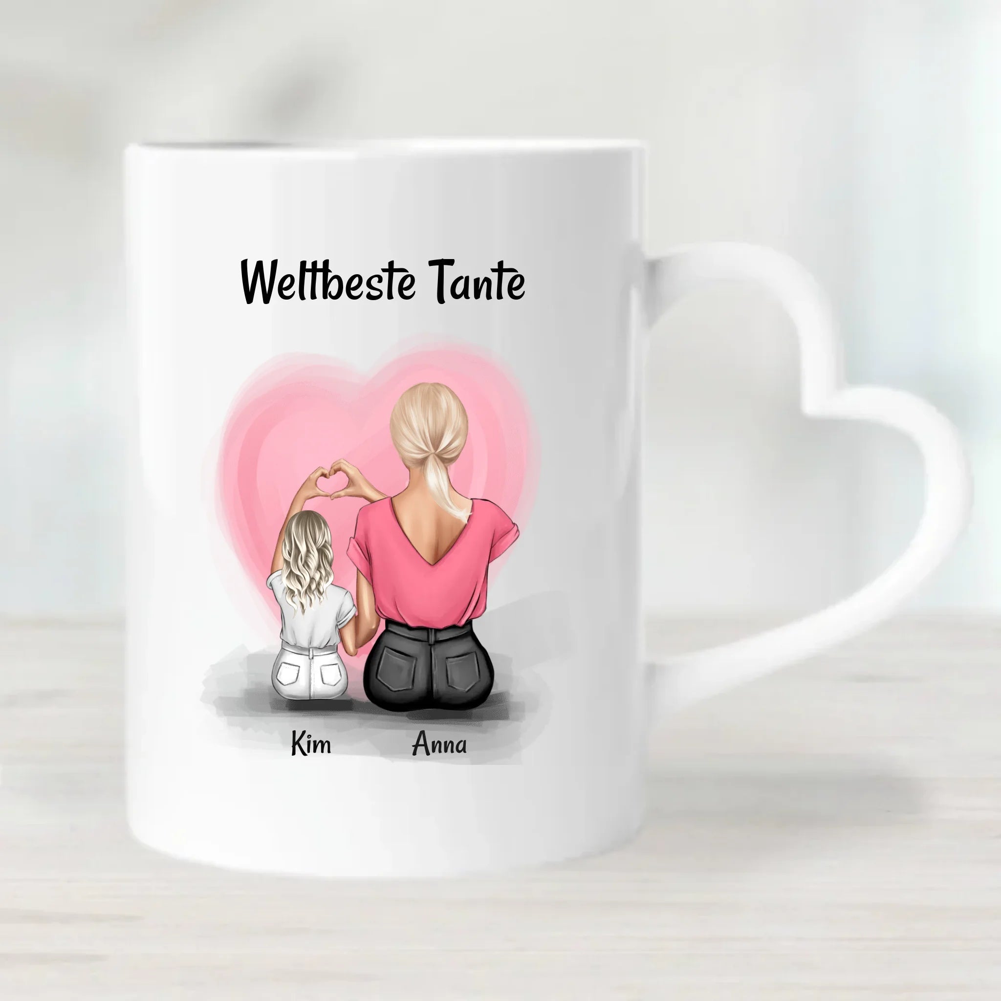 Tante Nichte Tasse Geschenk personalisiert - Cantty