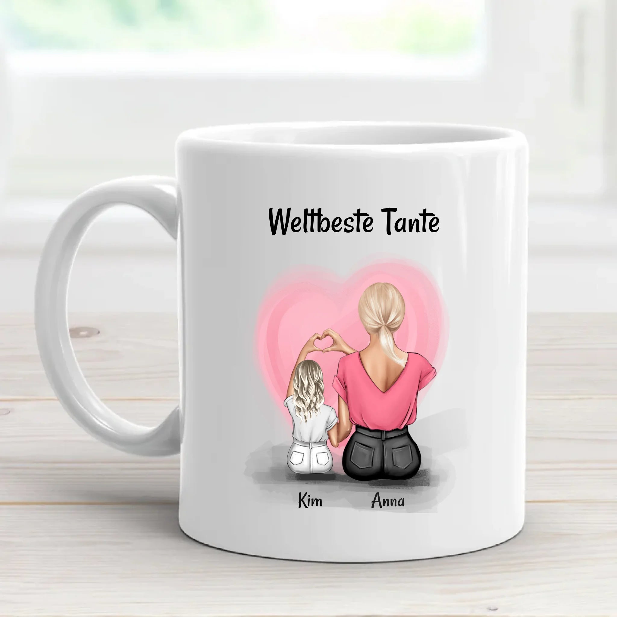 Tante Nichte Tasse Geschenk personalisiert - Cantty
