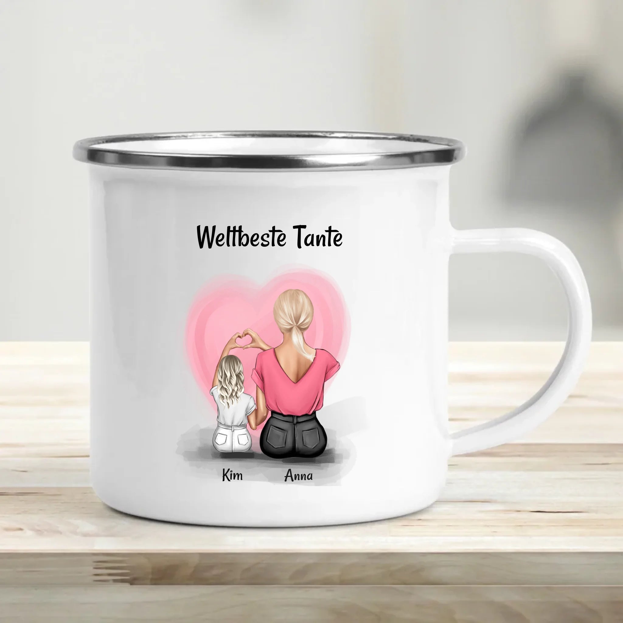 Tante Nichte Tasse Geschenk personalisiert - Cantty
