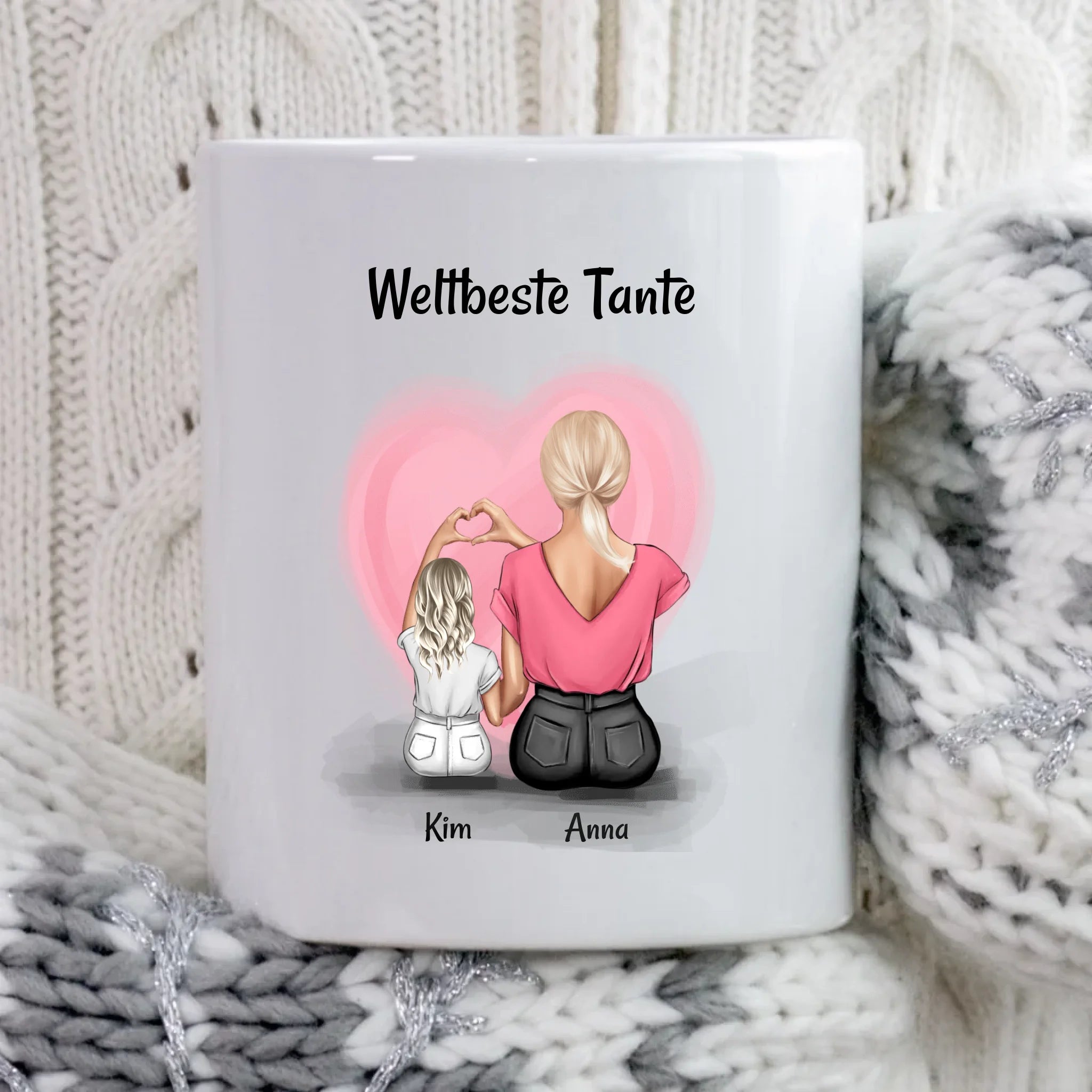 Tante Nichte Tasse Geschenk personalisiert - Cantty