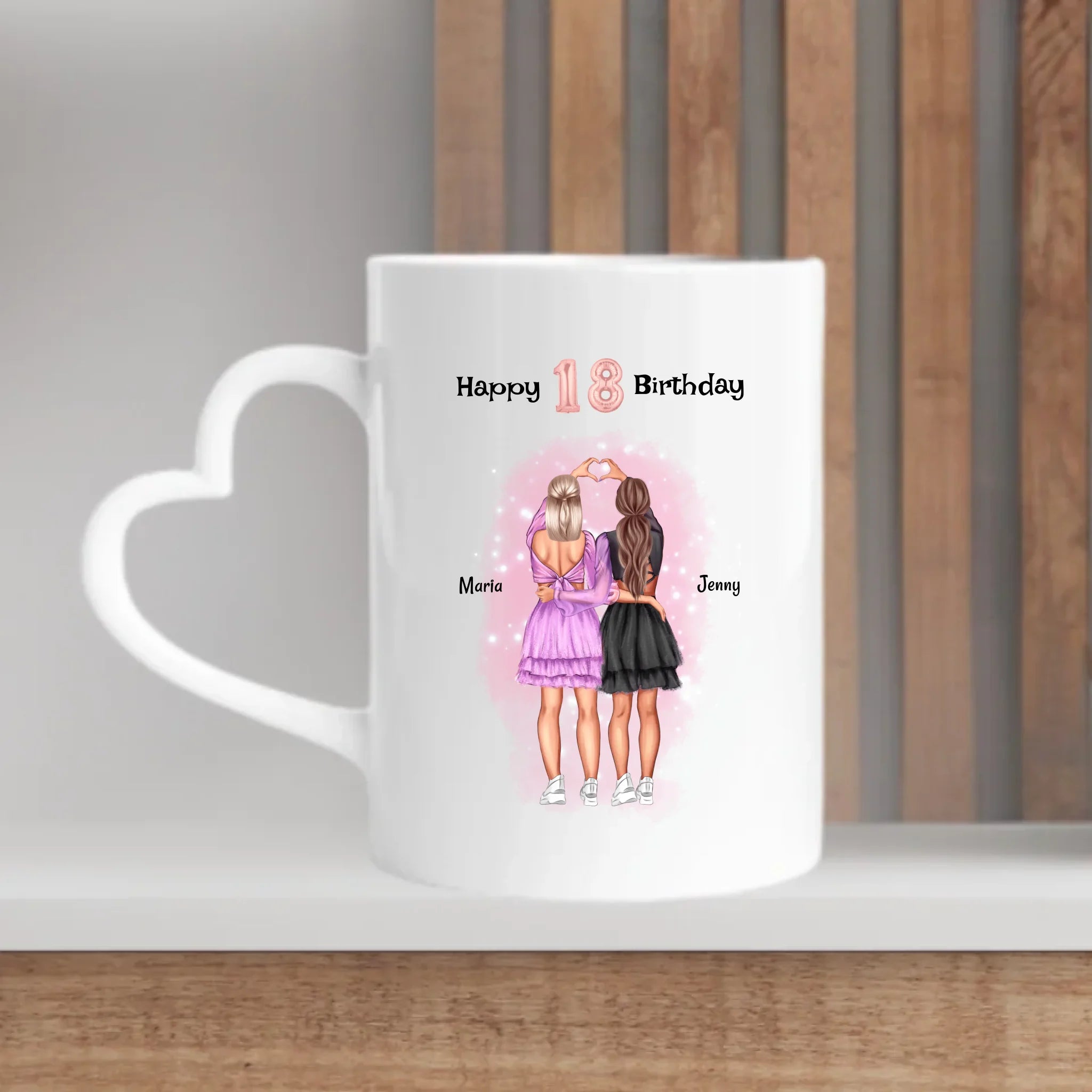 Tasse 18 Geburtstag Mädchen Geschenk personalisiert - Cantty