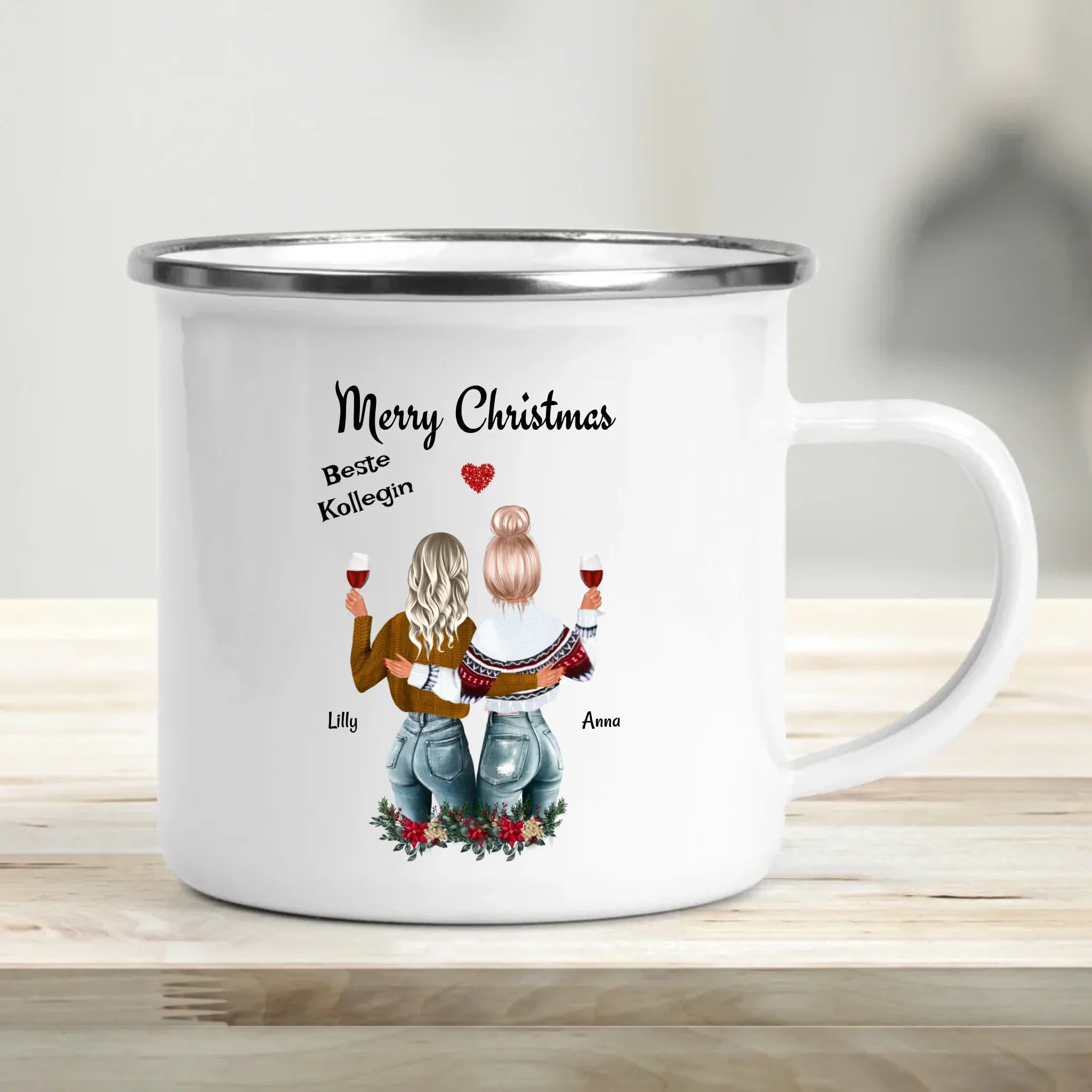 Tasse Arbeitskollegin Geschenk für Weihnachten personalisieren - Cantty