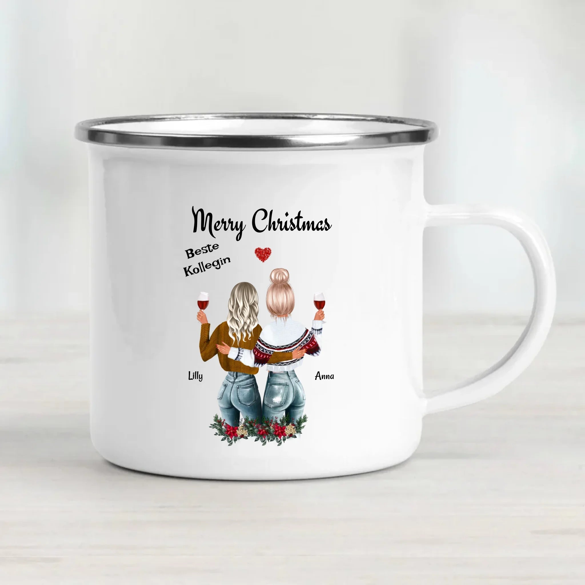 Tasse Arbeitskollegin Geschenk für Weihnachten personalisieren - Cantty