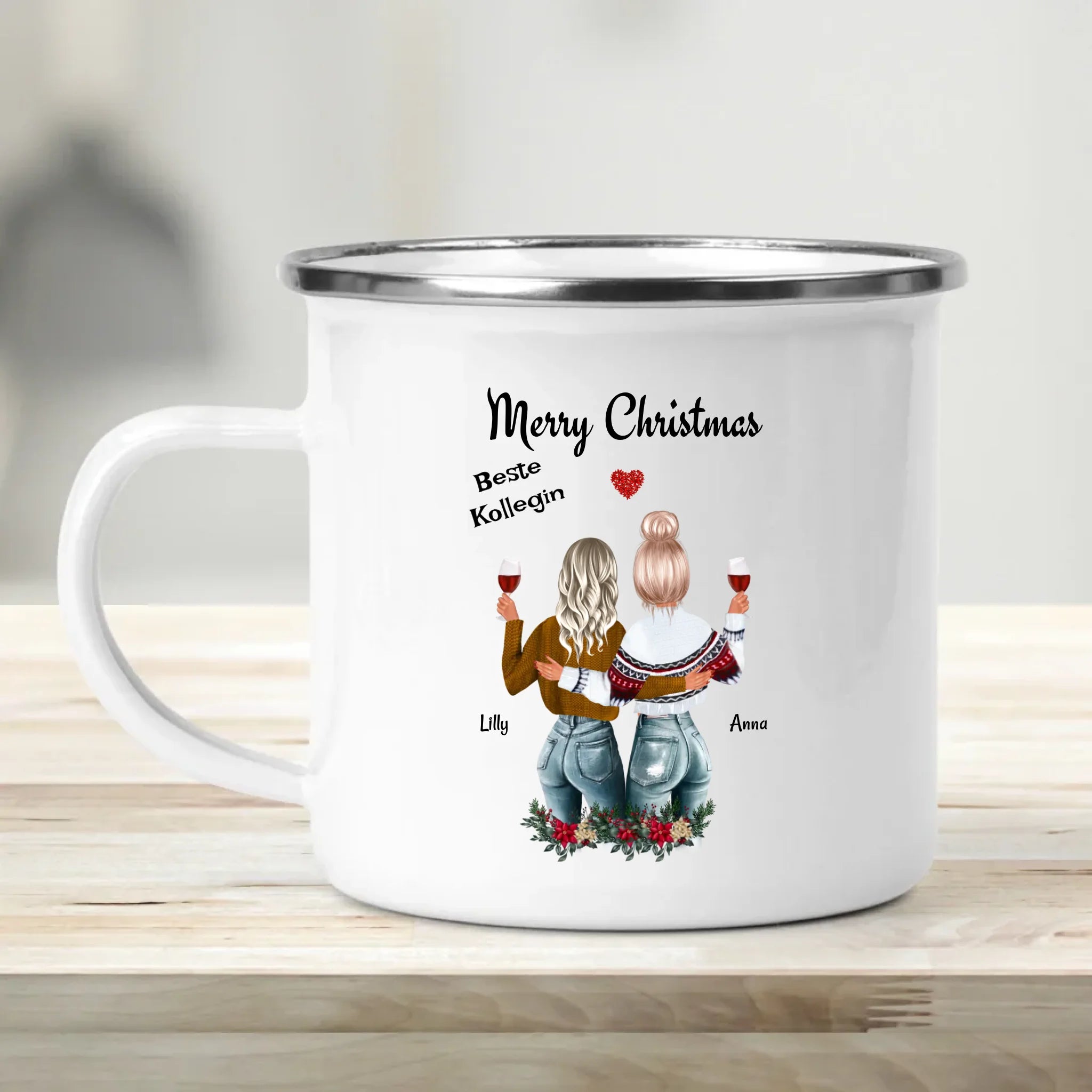 Tasse Arbeitskollegin Geschenk für Weihnachten personalisieren - Cantty