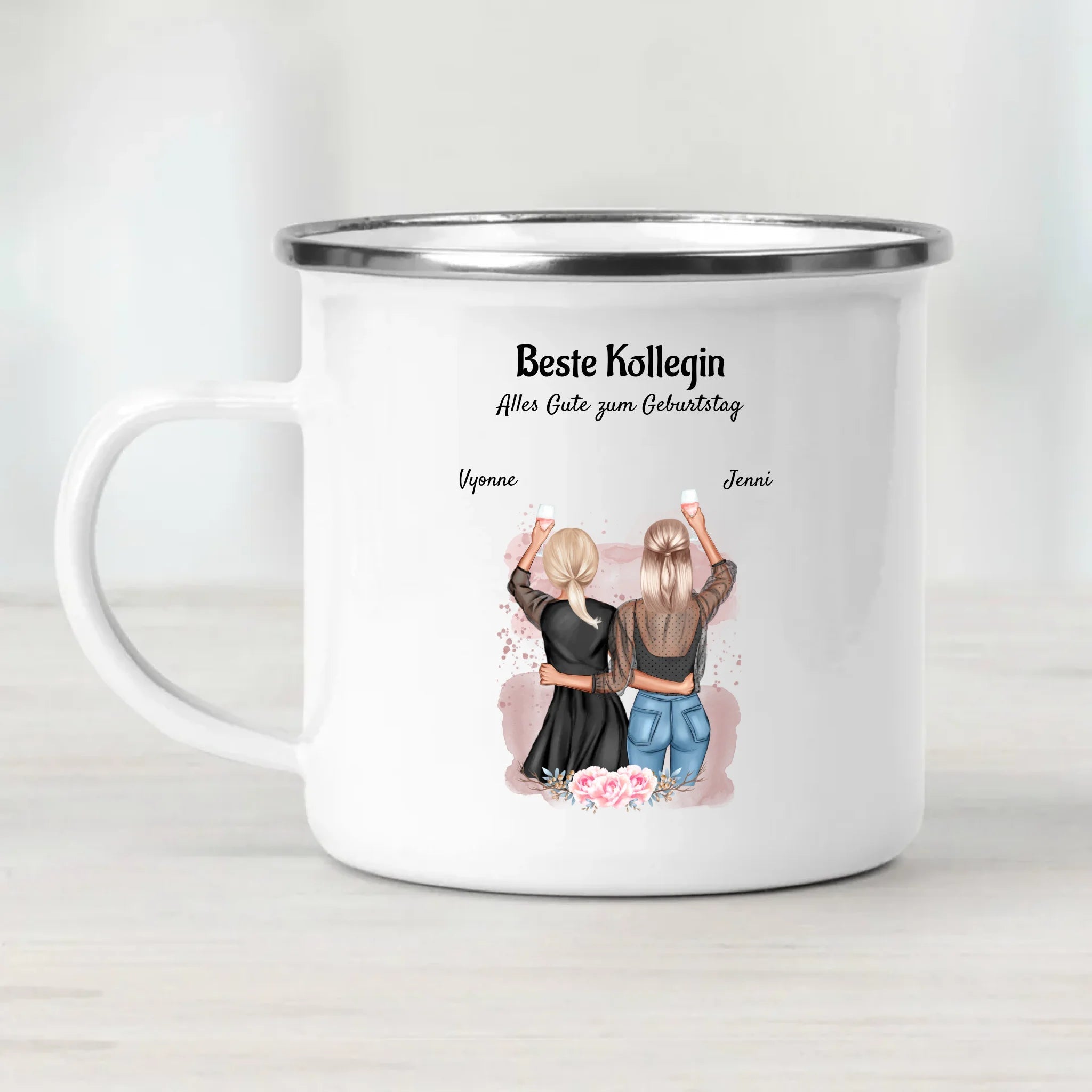 Tasse Beste Kollegin & Lieblingskollegin Geburtstag Geschenk personalisiert - Cantty