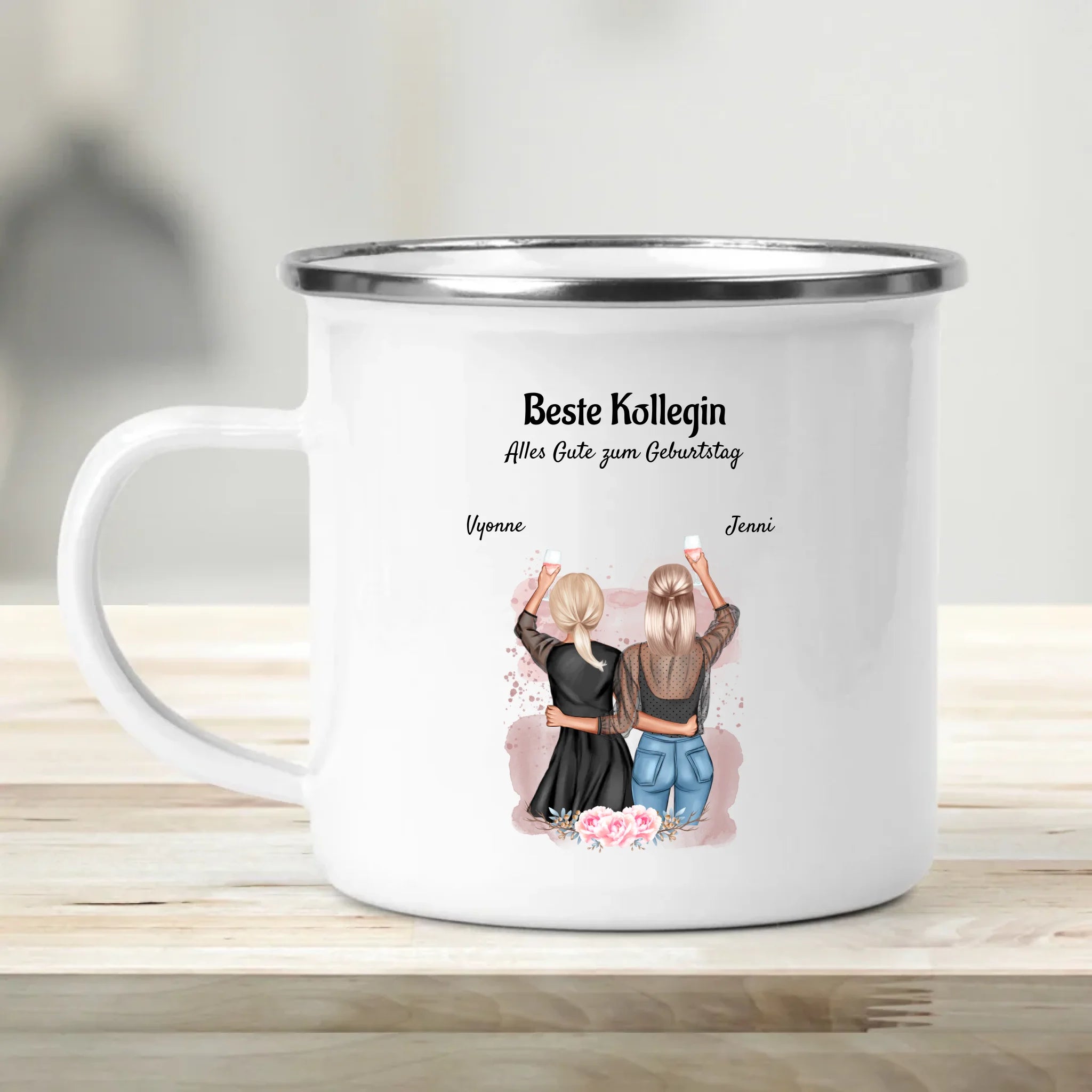 Tasse Beste Kollegin & Lieblingskollegin Geburtstag Geschenk personalisiert - Cantty