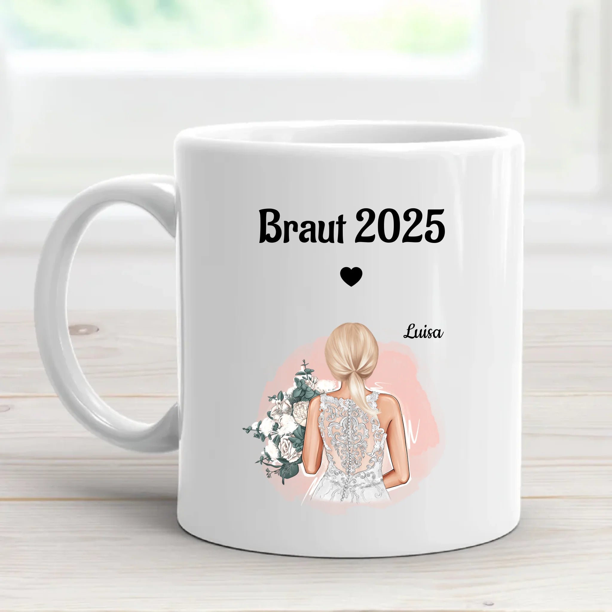 Tasse Braut Geschenk personalisiert - Cantty