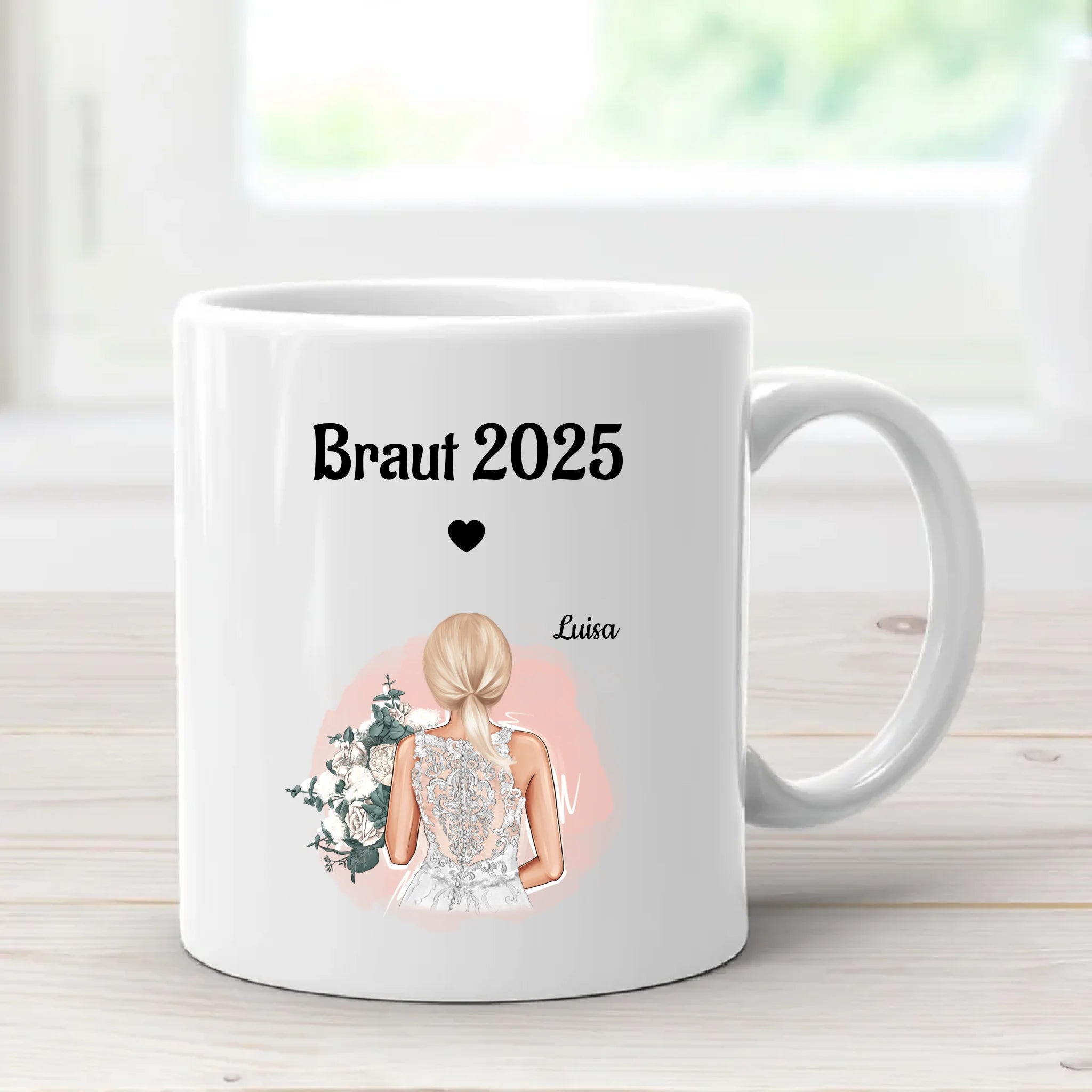 Tasse Braut Geschenk personalisiert - Cantty