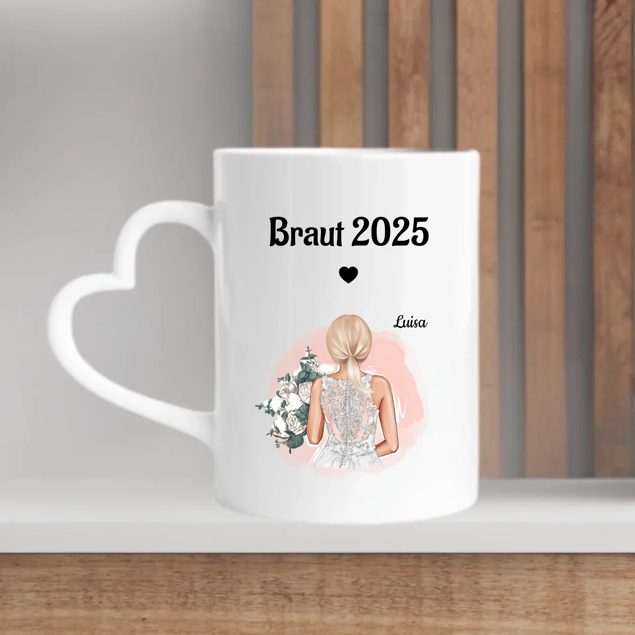 Tasse Braut Geschenk personalisiert - Cantty