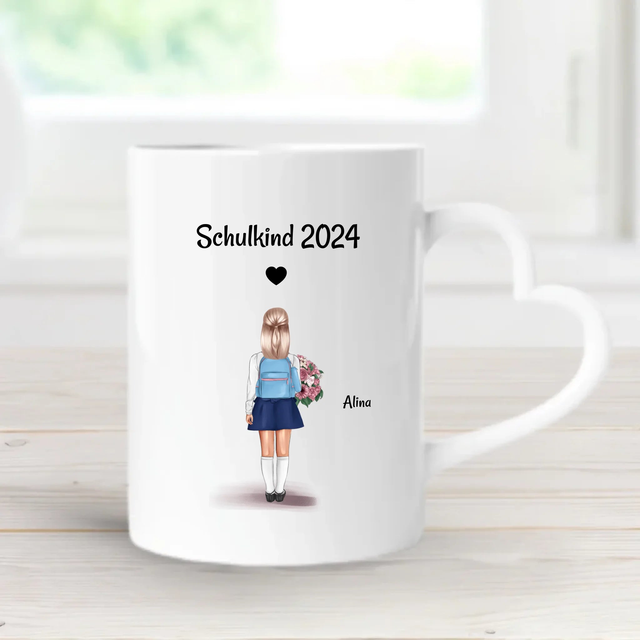 Tasse Einschulung Mädchen Schulkind Geschenk personalisiert - Cantty