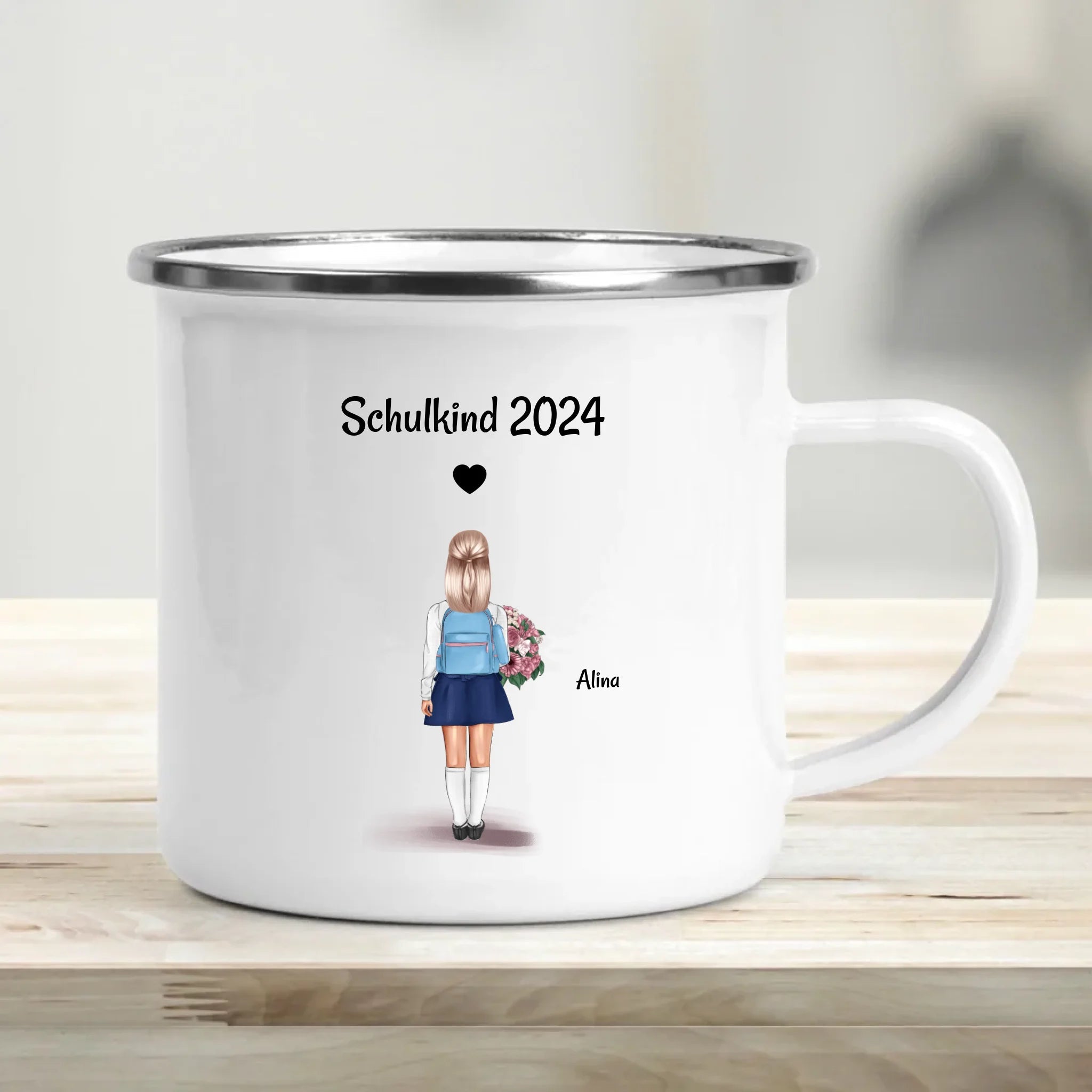 Tasse Einschulung Mädchen Schulkind Geschenk personalisiert - Cantty