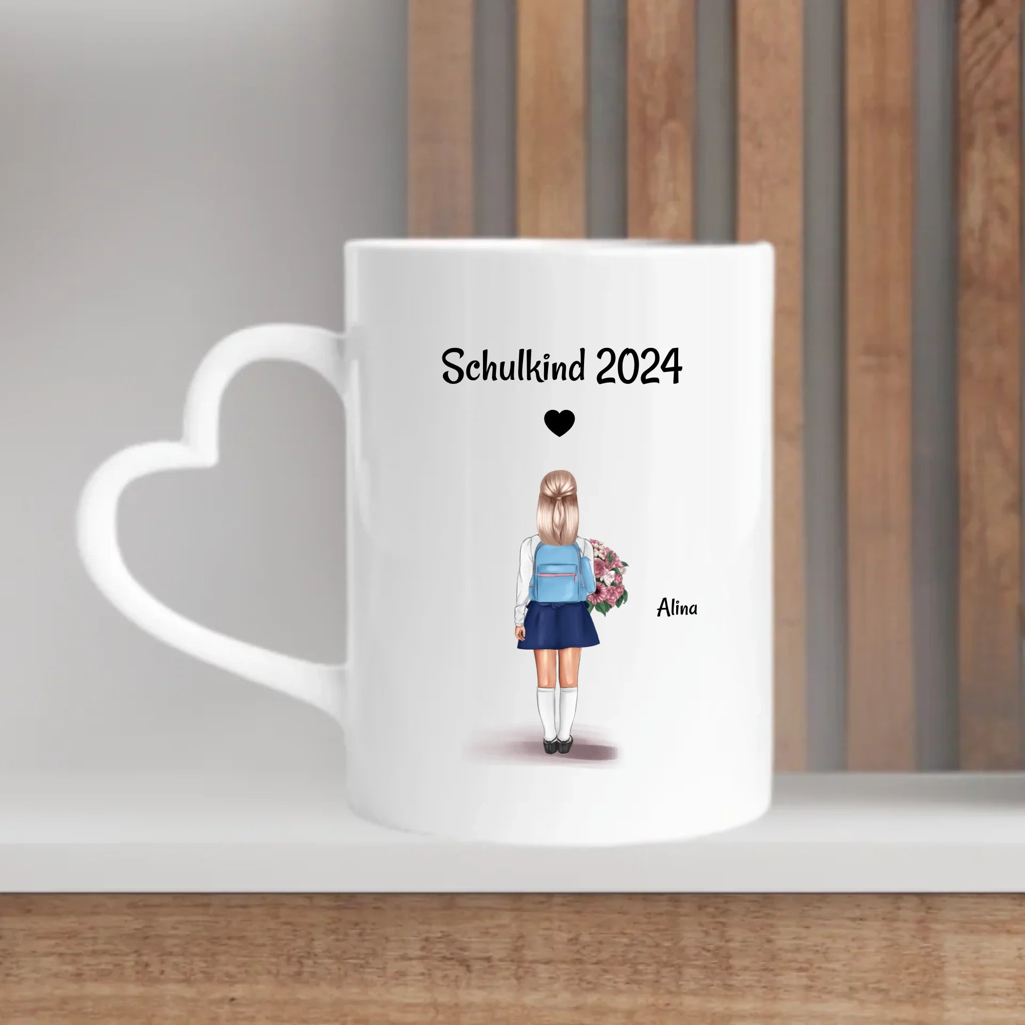 Tasse Einschulung Mädchen Schulkind Geschenk personalisiert - Cantty