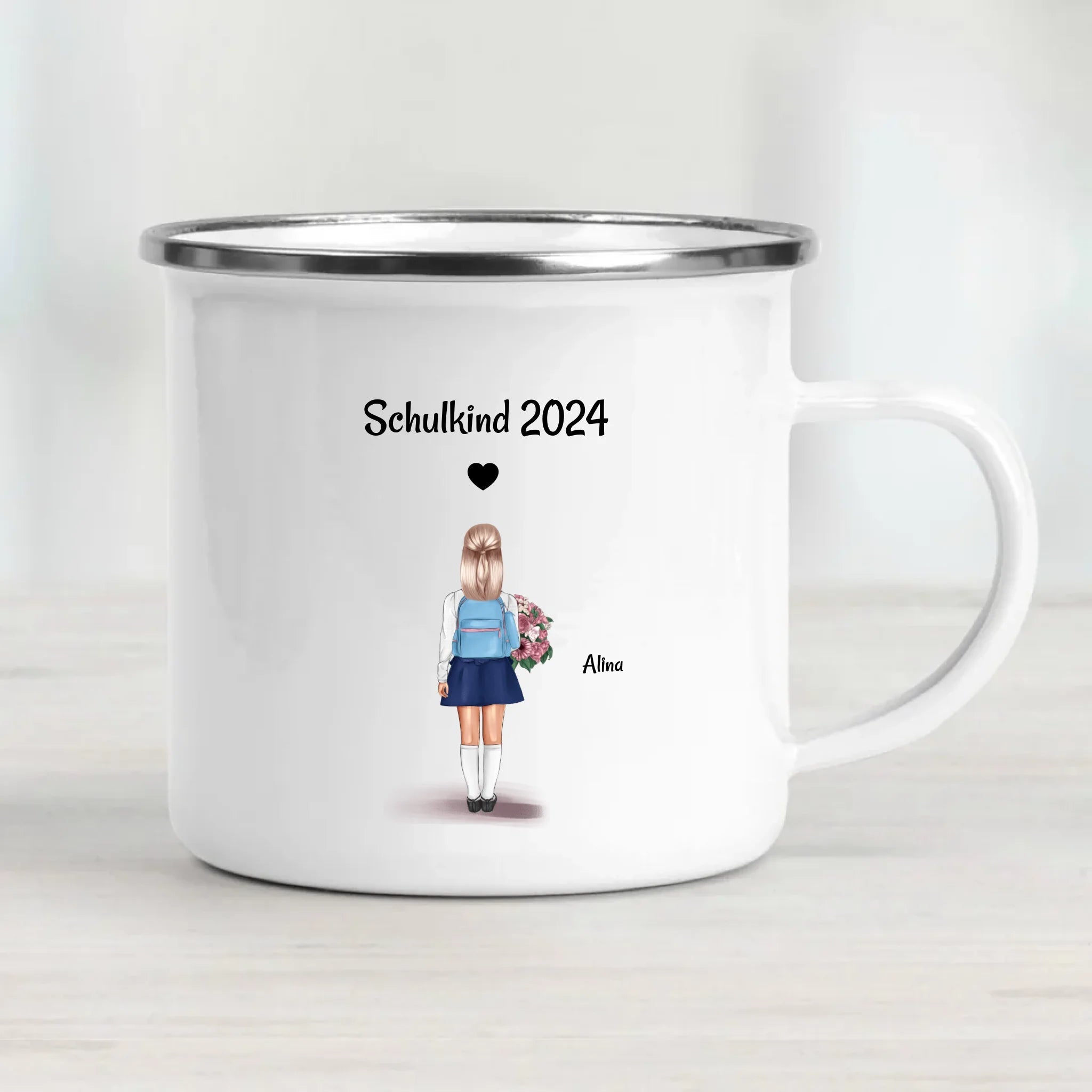 Tasse Einschulung Mädchen Schulkind Geschenk personalisiert - Cantty