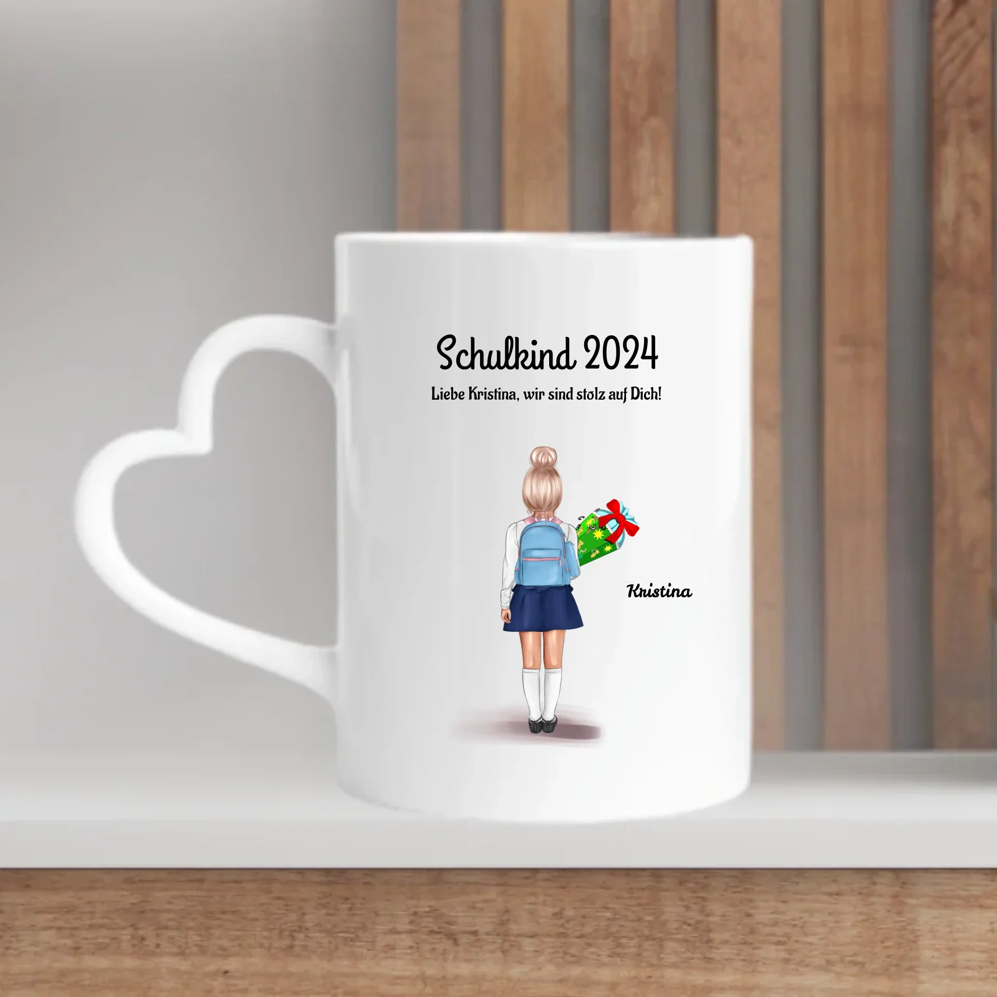 Tasse Einschulung Schulkind Mädchen - Cantty