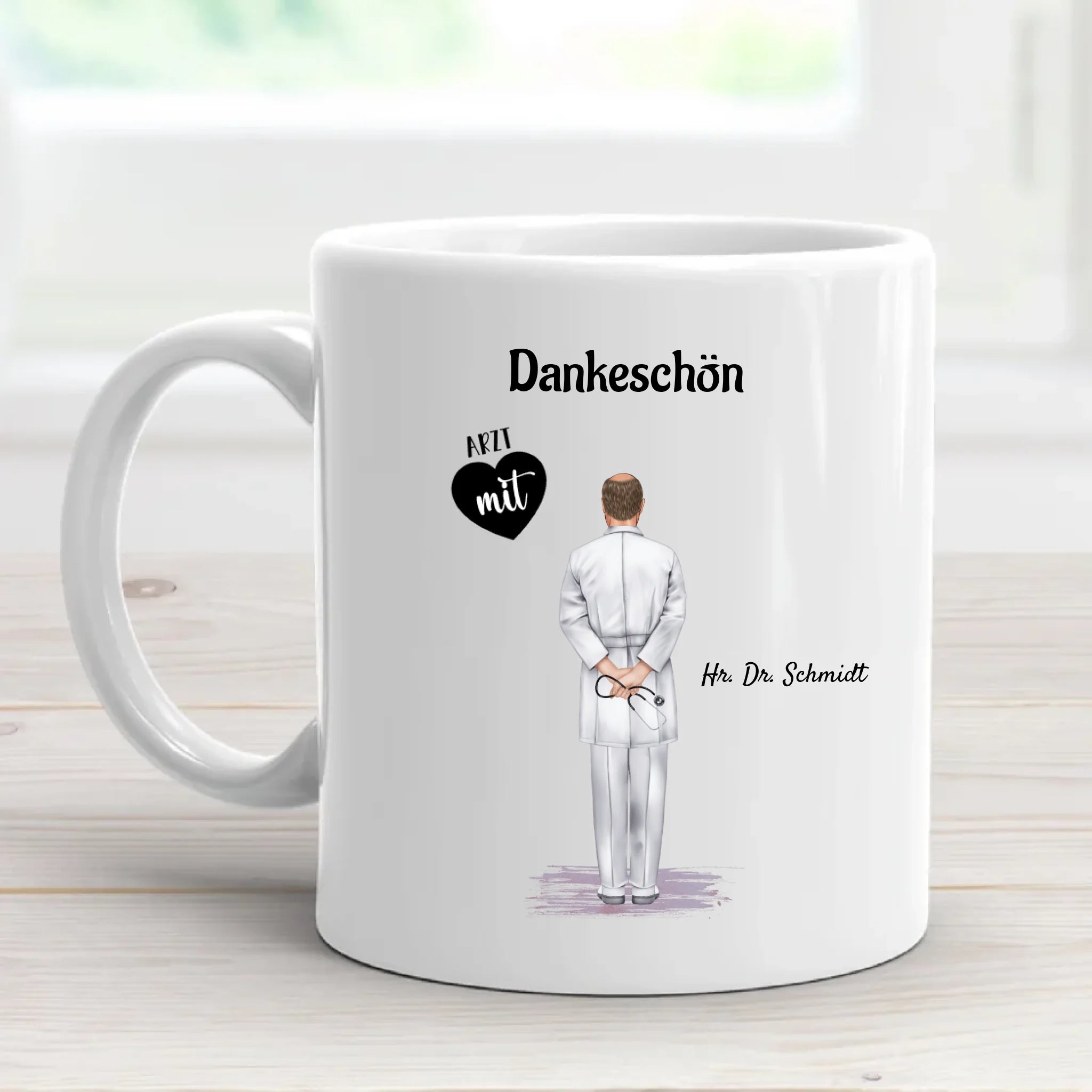 Tasse für Arzt Geschenk personalisiert - Cantty