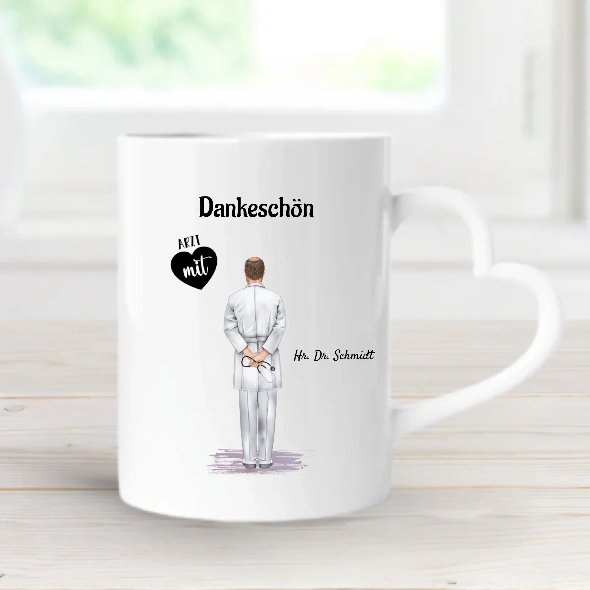 Tasse für Arzt Geschenk personalisiert - Cantty