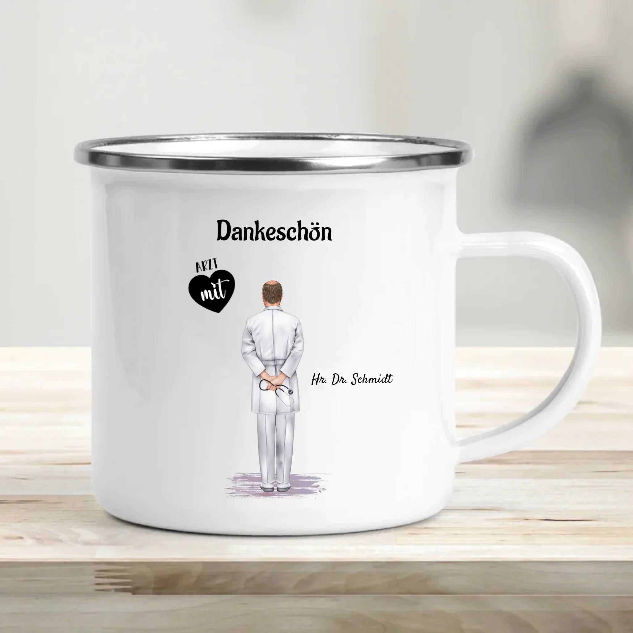 Tasse für Arzt Geschenk personalisiert - Cantty