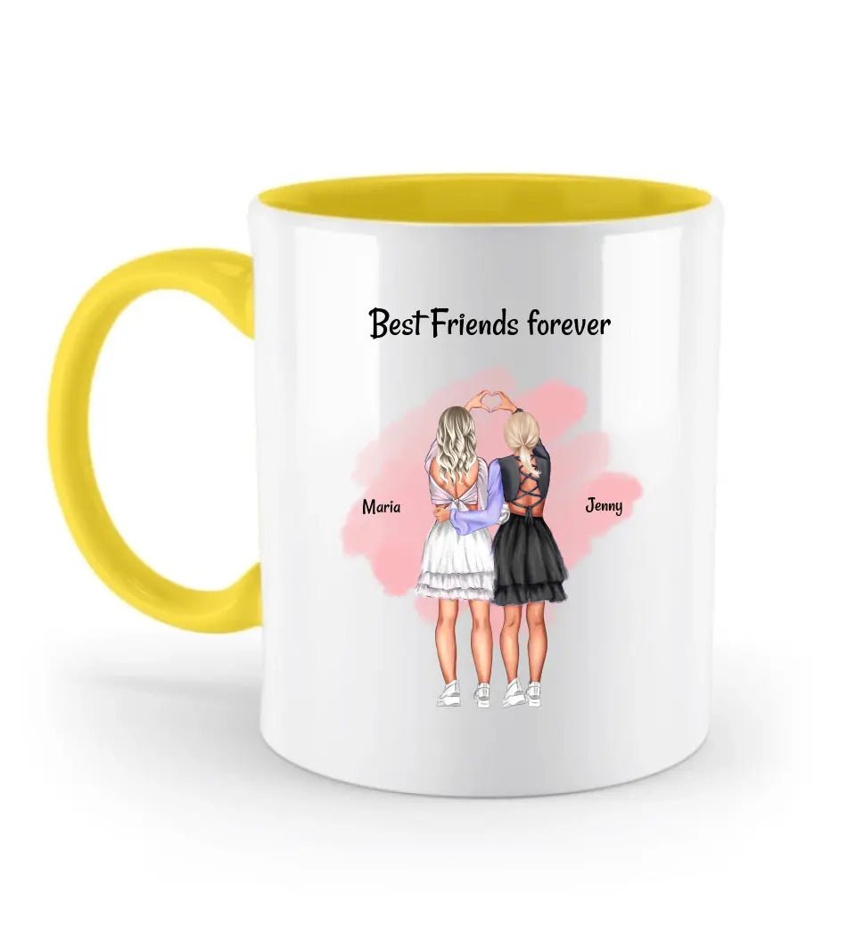 Tasse für beste Freundin Geschenk personalisiert - Cantty