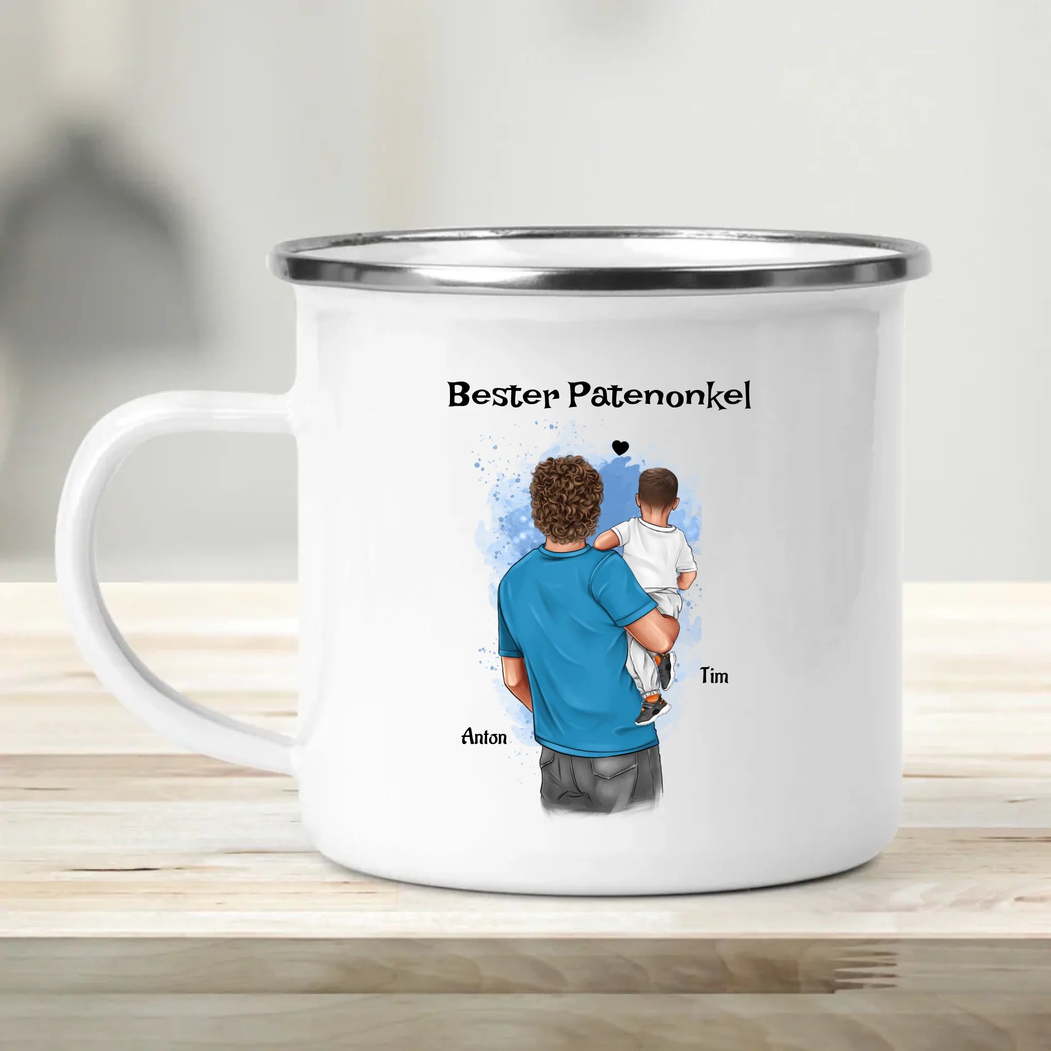 Tasse für besten Patenonkel Bild mit Patenkind Junge - Cantty