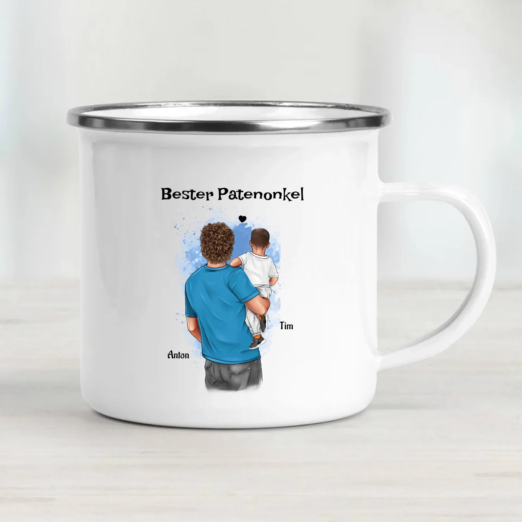 Tasse für besten Patenonkel Bild mit Patenkind Junge - Cantty