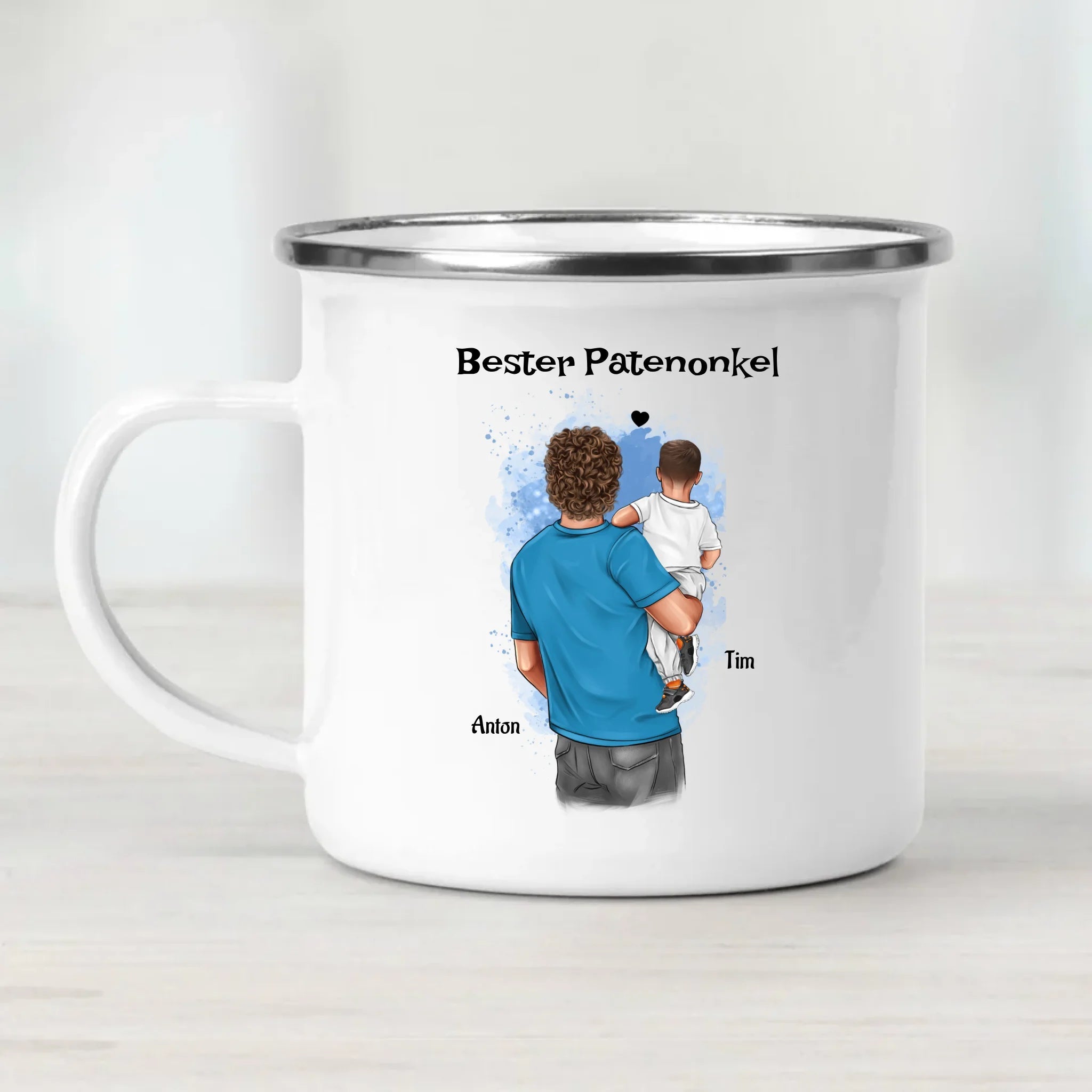 Tasse für besten Patenonkel Bild mit Patenkind Junge - Cantty