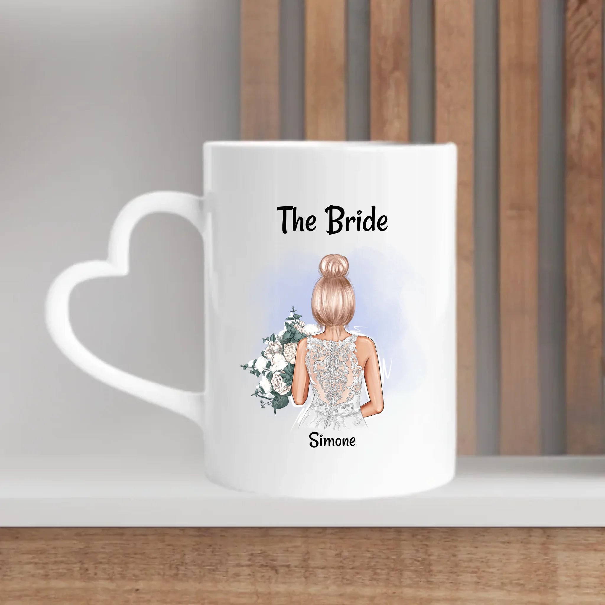 Tasse für Braut Geschenk personalisiert Name & Spruch - Cantty