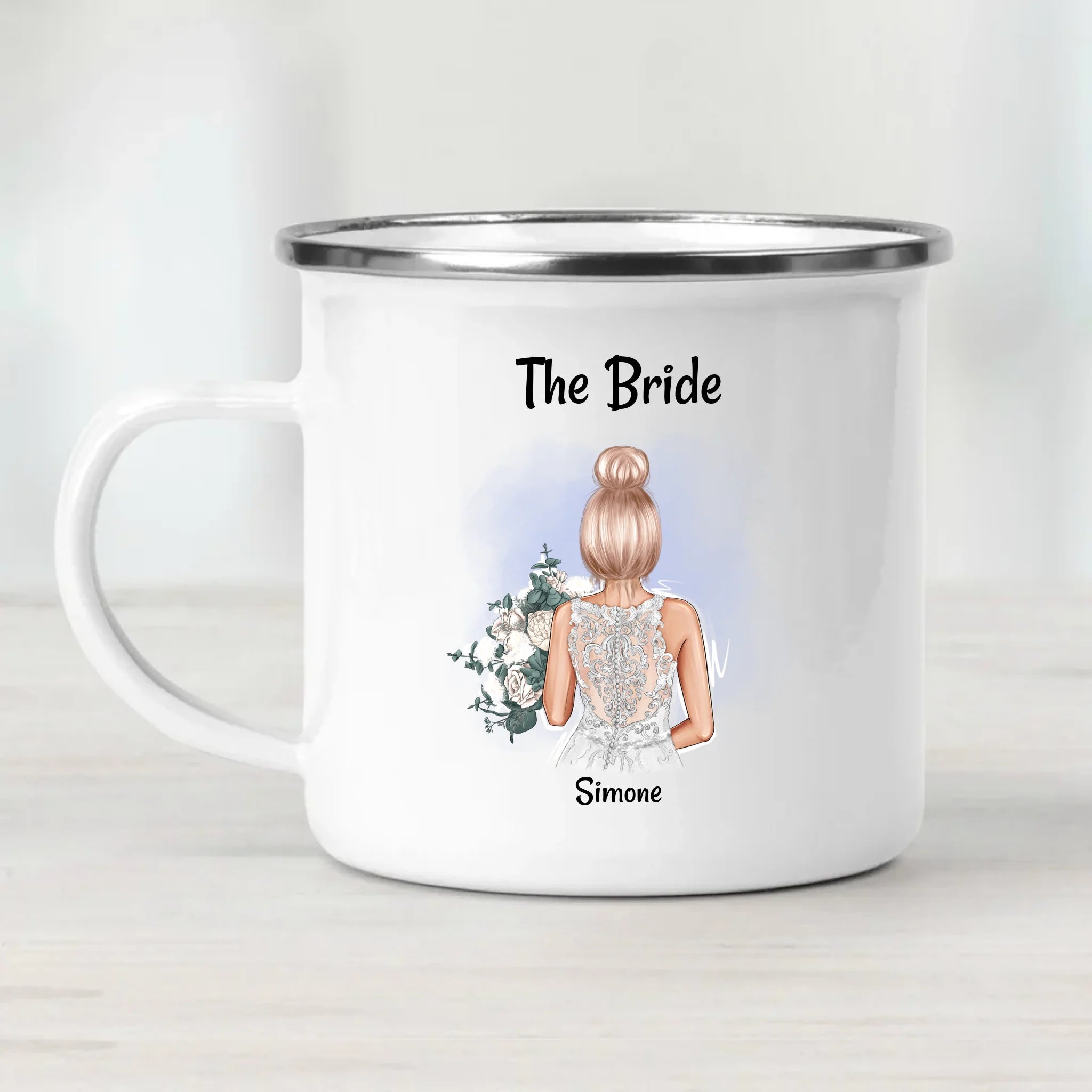 Tasse für Braut Geschenk personalisiert Name & Spruch - Cantty