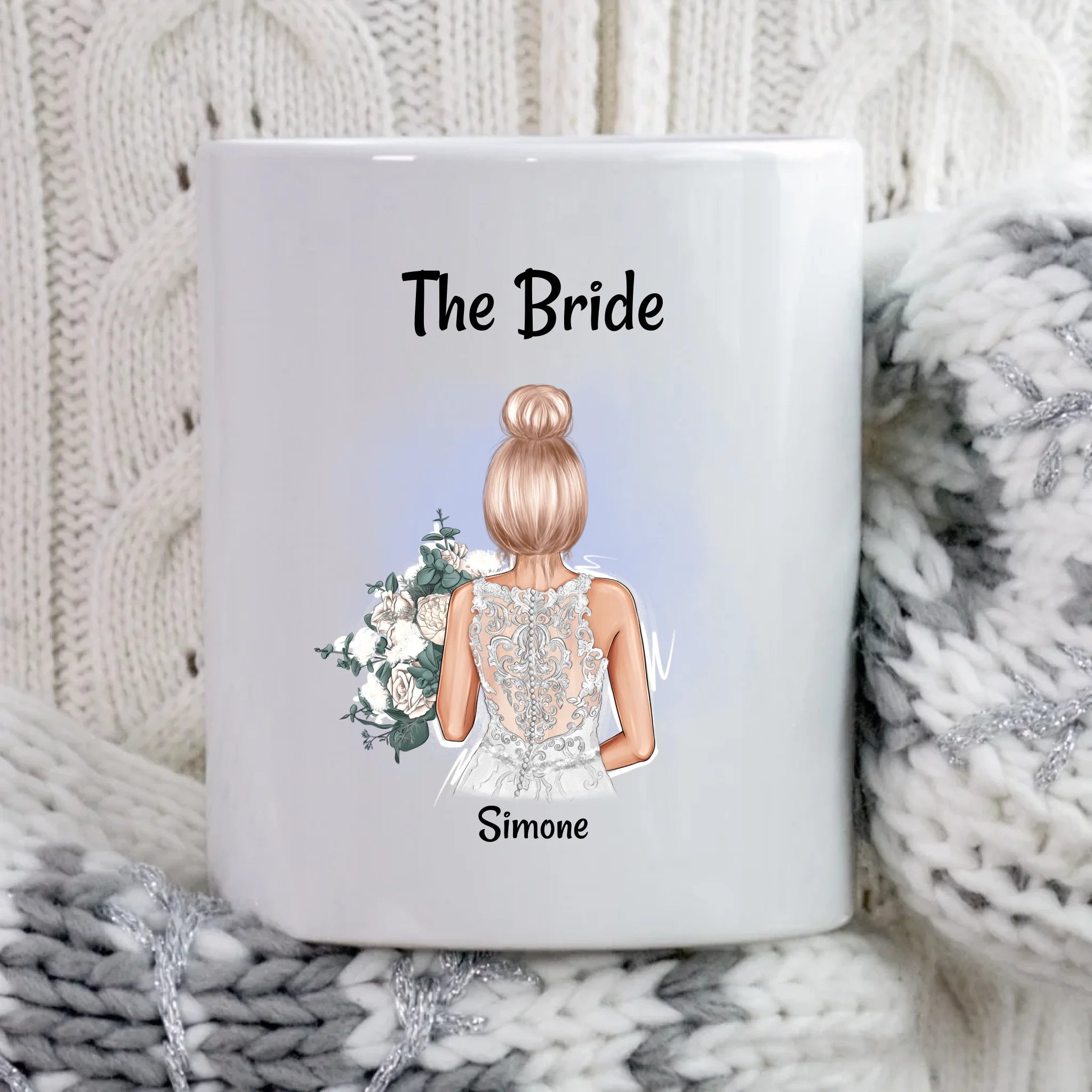 Tasse für Braut Geschenk personalisiert Name & Spruch - Cantty