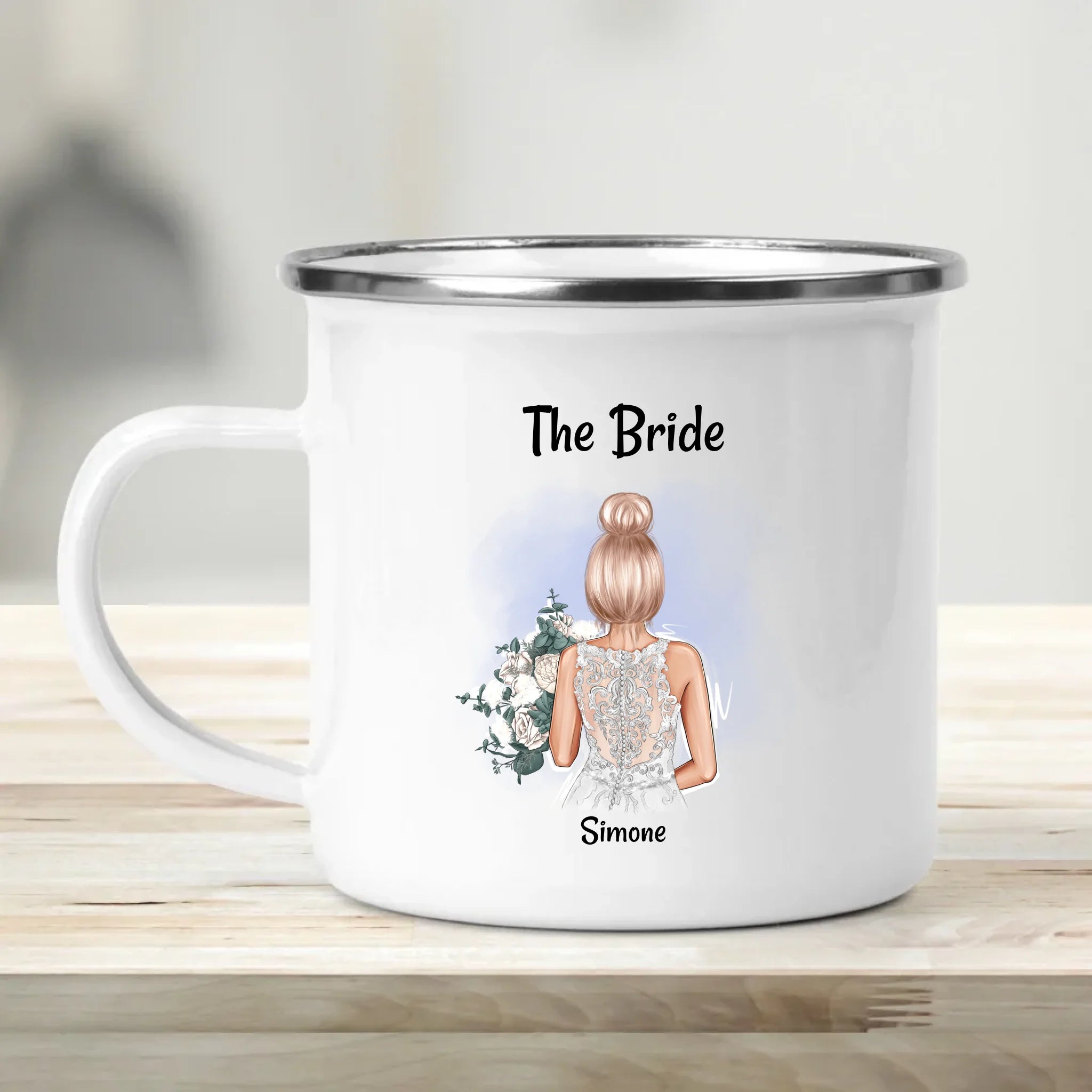 Tasse für Braut Geschenk personalisiert Name & Spruch - Cantty