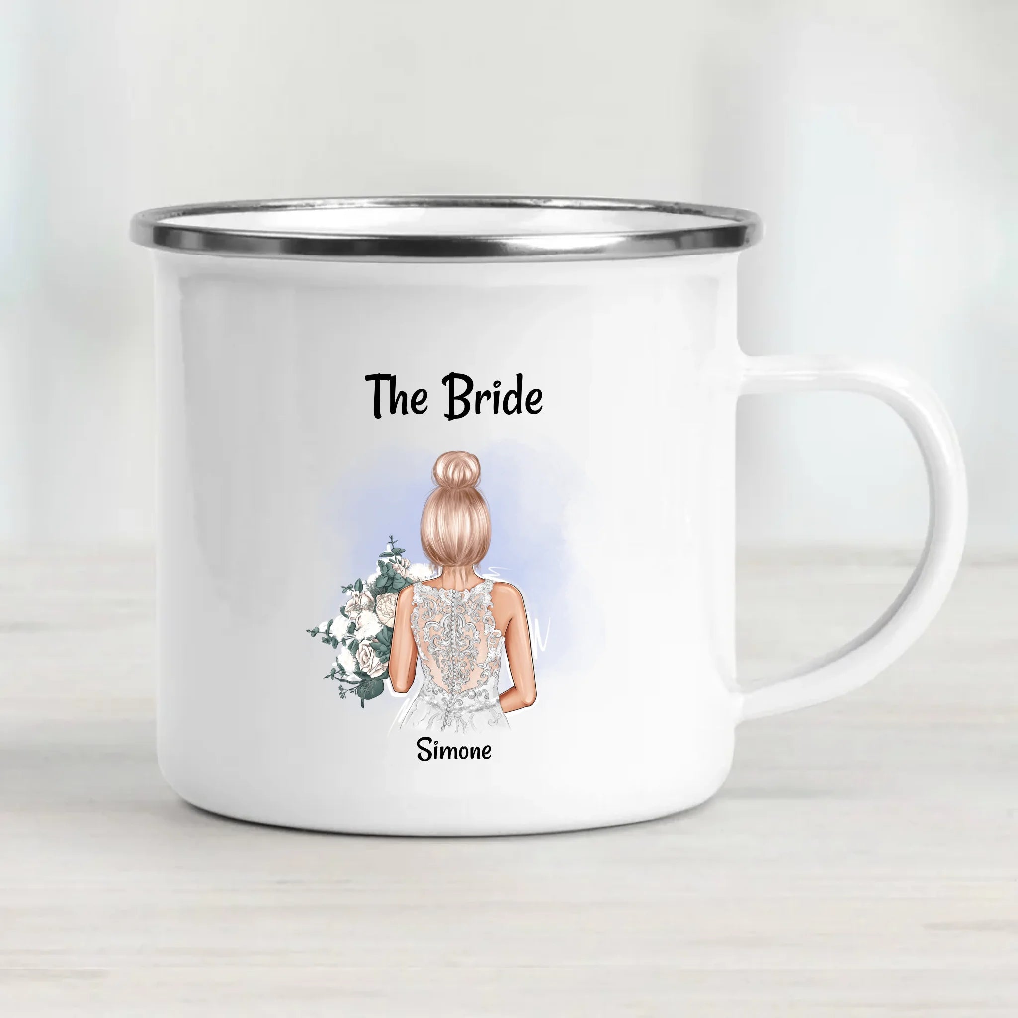 Tasse für Braut Geschenk personalisiert Name & Spruch - Cantty